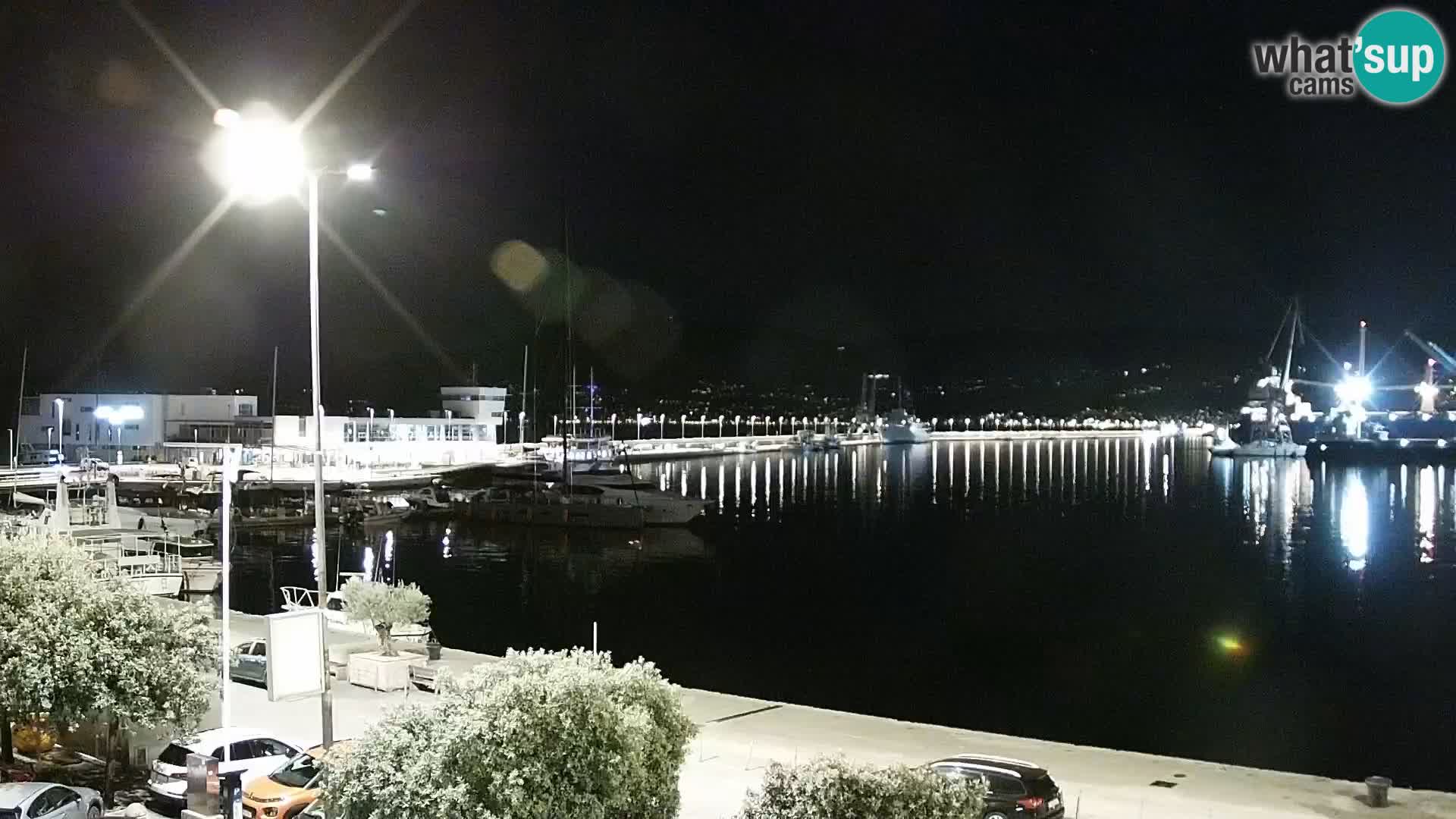 La Riva e la Marina a Rijeka (Fiume) – Live Webcam Croazia