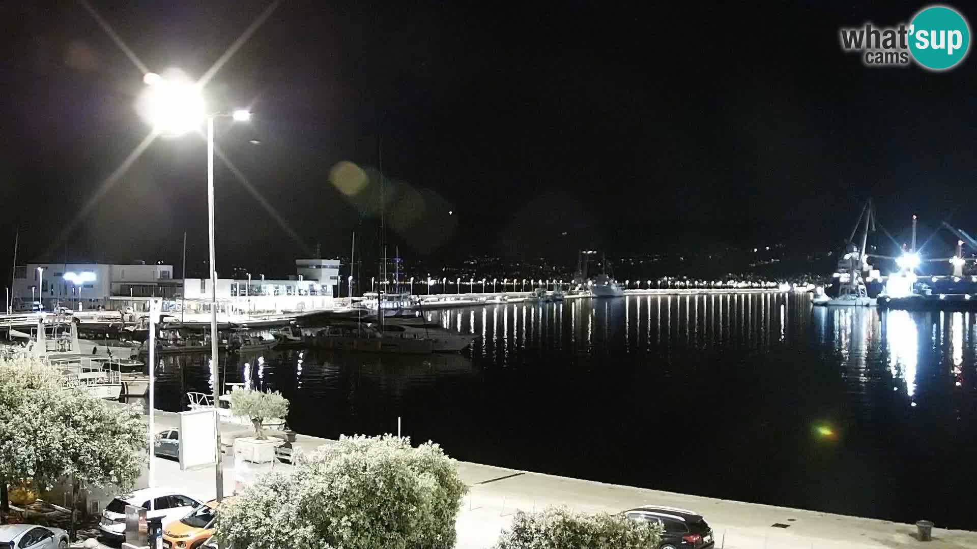 La Riva e la Marina a Rijeka (Fiume) – Live Webcam Croazia