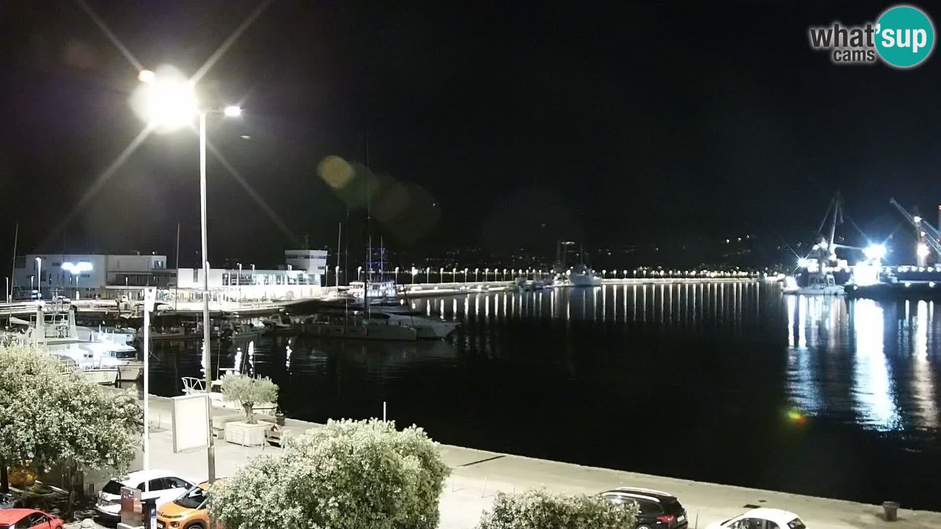 La Riva e la Marina a Rijeka (Fiume) – Live Webcam Croazia