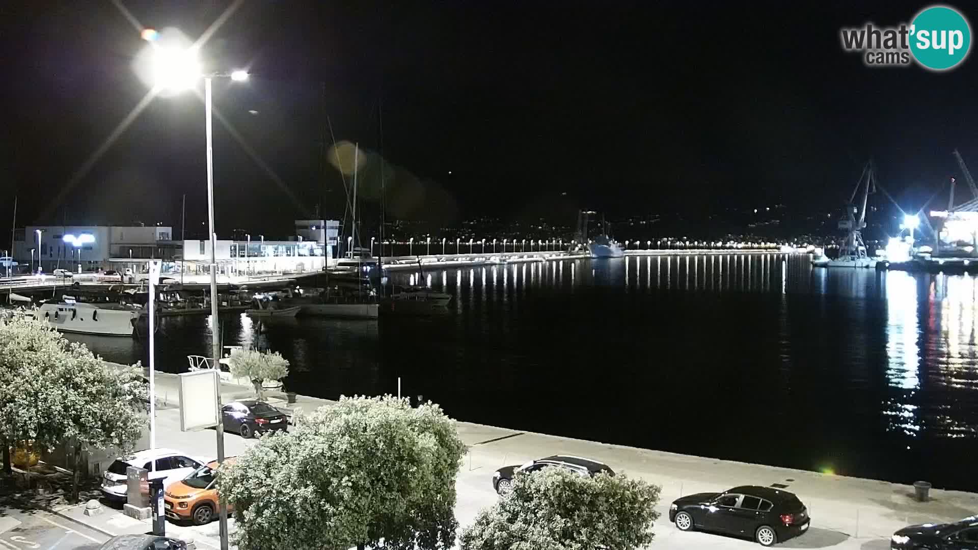 Riva i Marina u Rijeci – Web kamera uživo u Hrvatskoj