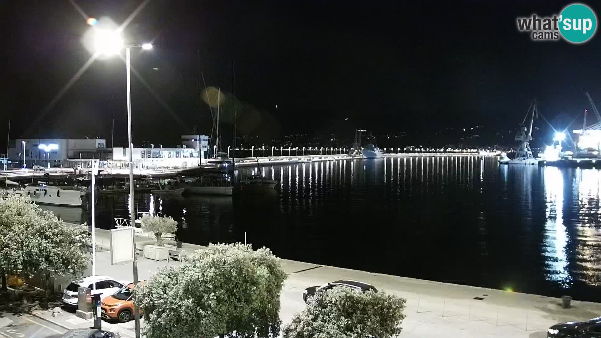 Riva i Marina u Rijeci – Web kamera uživo u Hrvatskoj