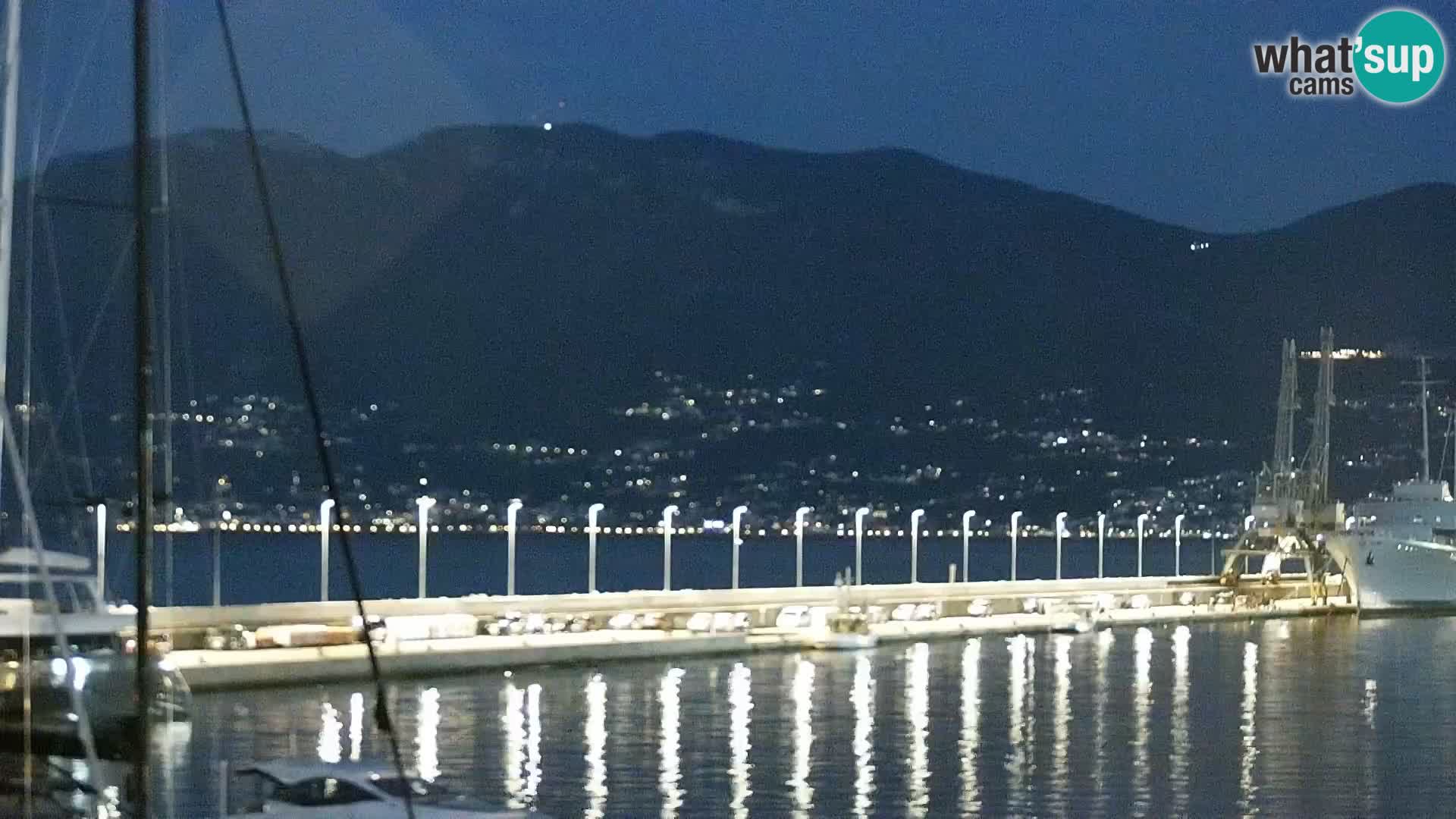 Die Riva und Marina in Rijeka – Live Webcam Kroatien