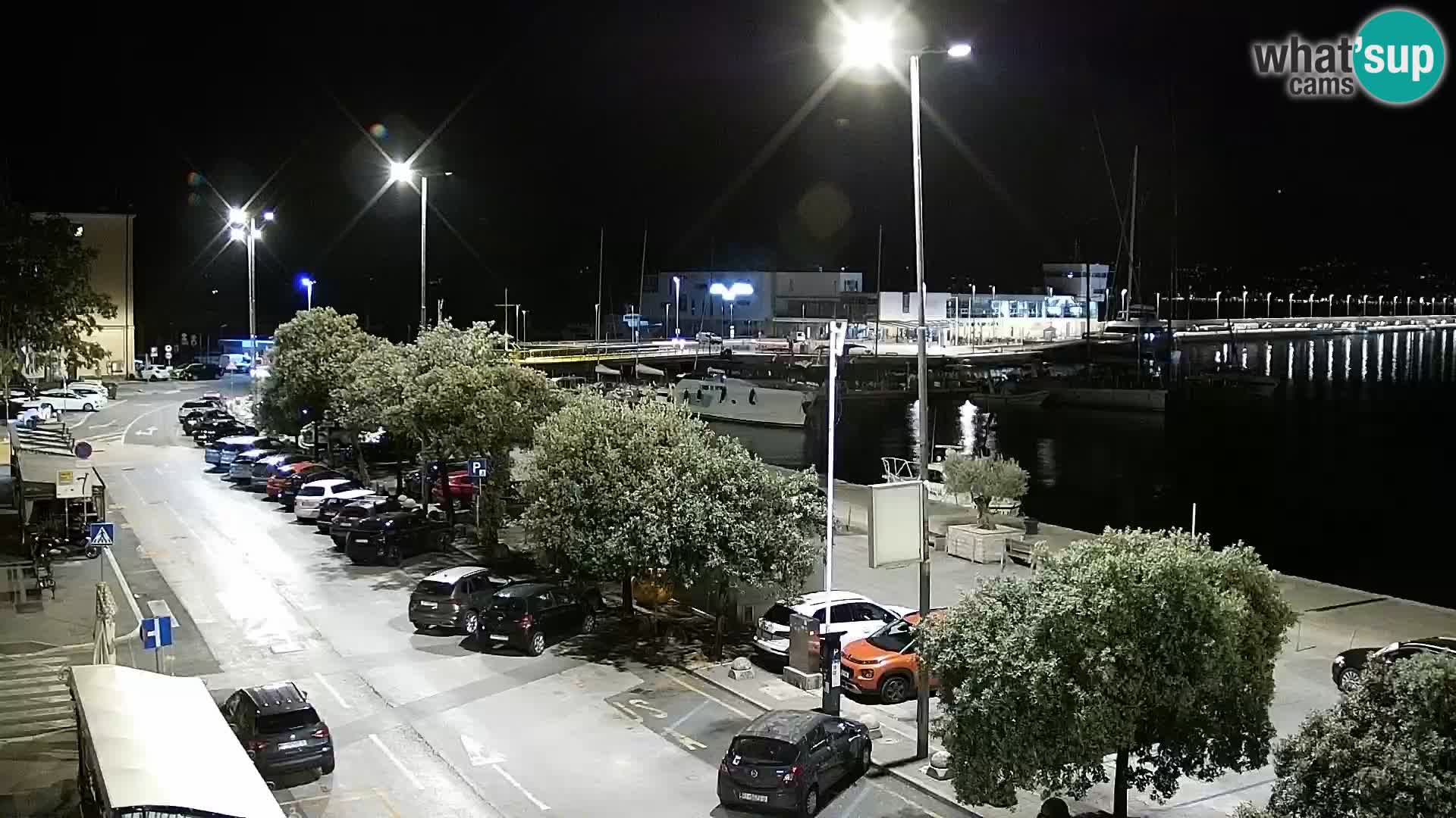 La Riva et Marina à Rijeka – Live Webcam Croatie
