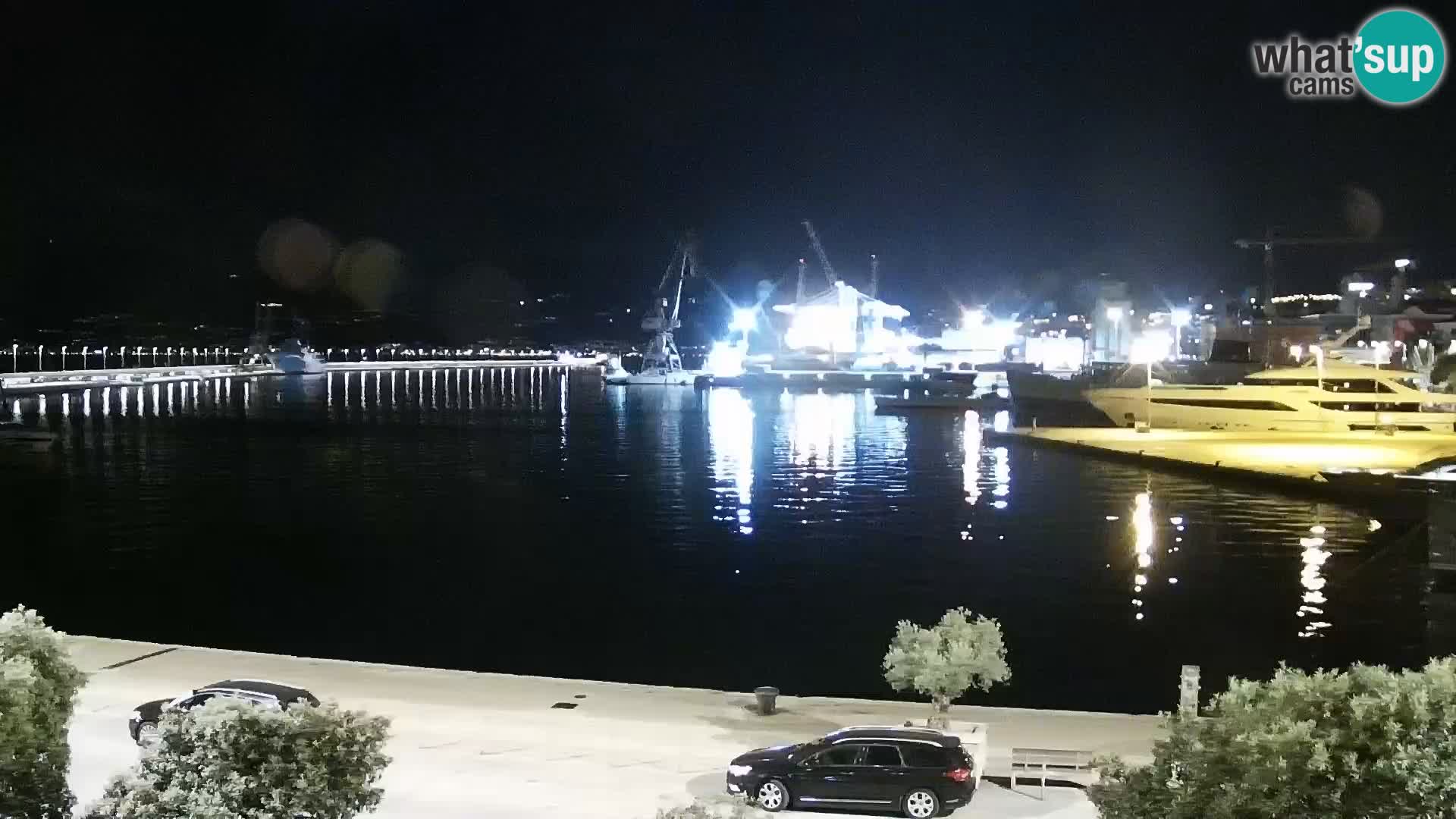 Die Riva und Marina in Rijeka – Live Webcam Kroatien
