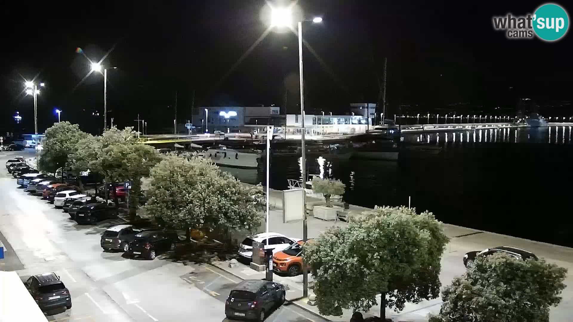 La Riva et Marina à Rijeka – Live Webcam Croatie