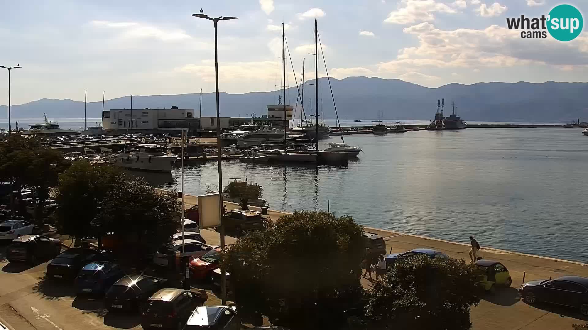 Riva i Marina u Rijeci – Web kamera uživo u Hrvatskoj