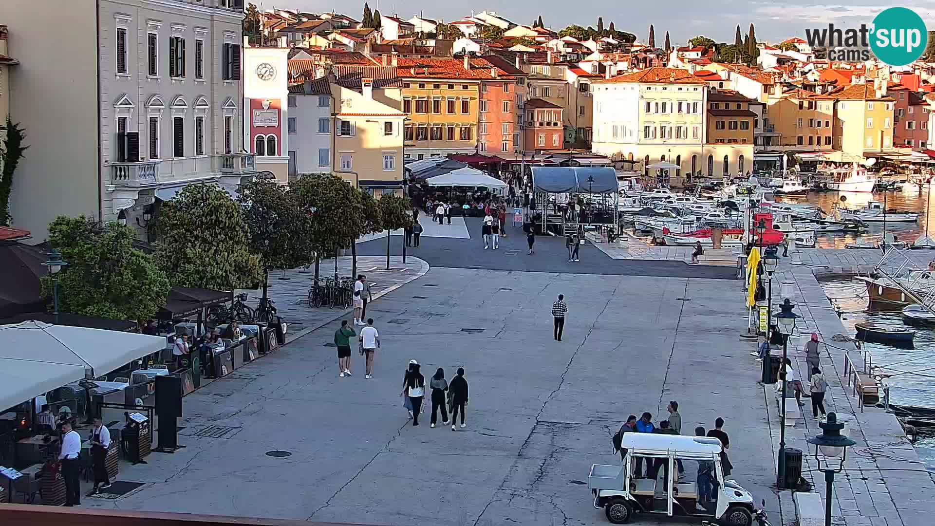 Rovinj webcam promenade and marina – Istria – Croatia