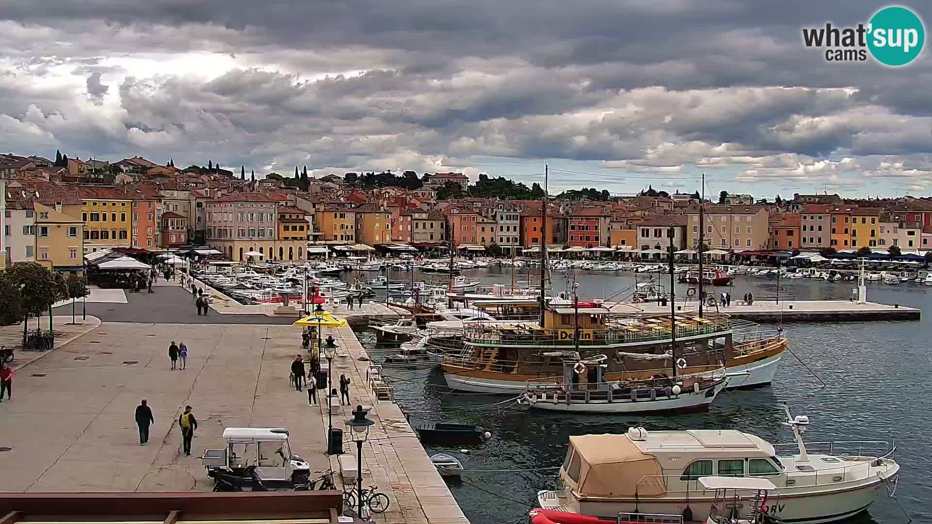 Rovinj webcam promenade and marina – Istria – Croatia