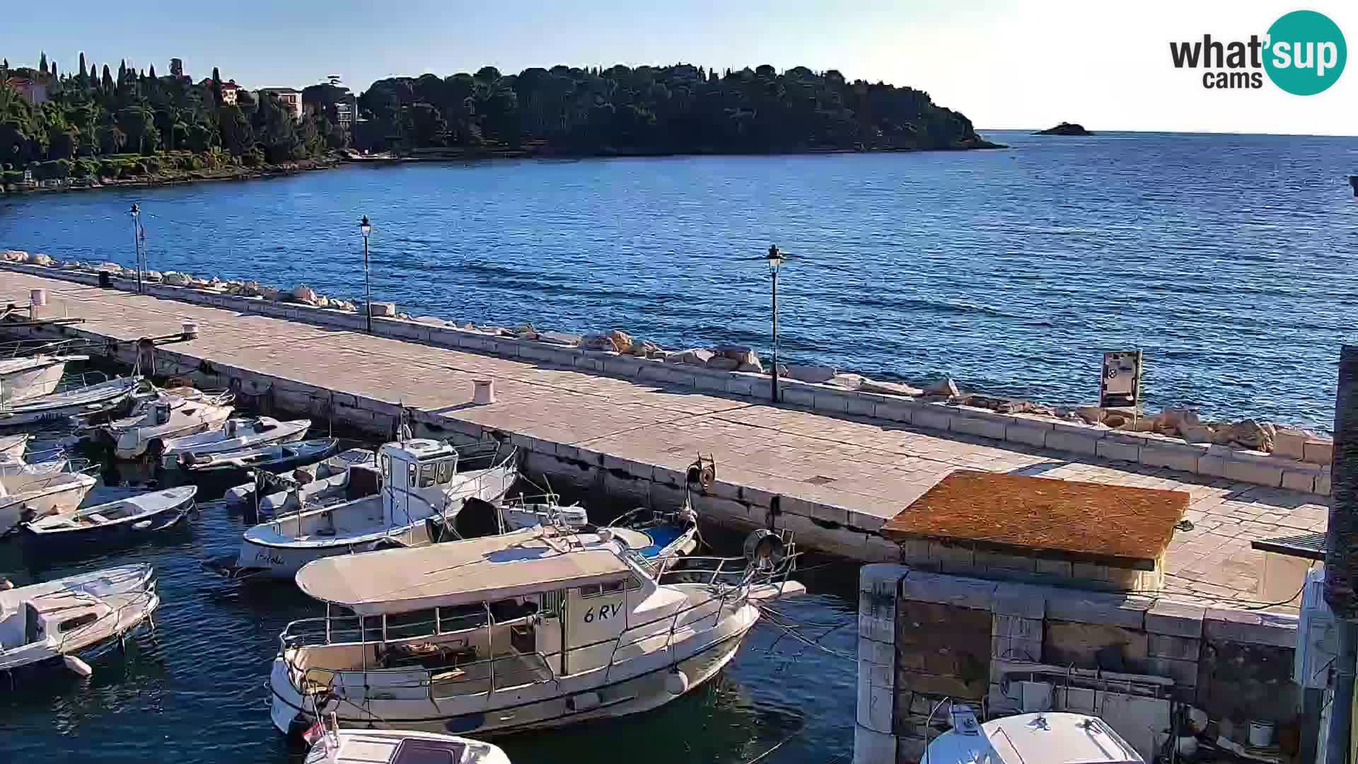 Promenade e marina a Rovinj