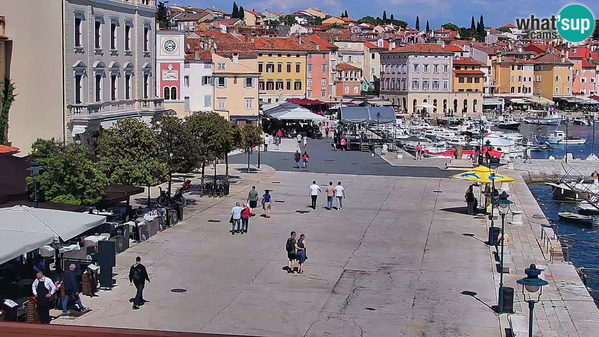 Rovinj webcam promenade and marina – Istria – Croatia