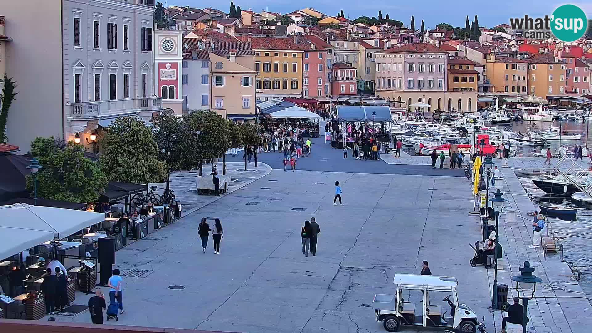 Rovinj webcam promenade and marina – Istria – Croatia
