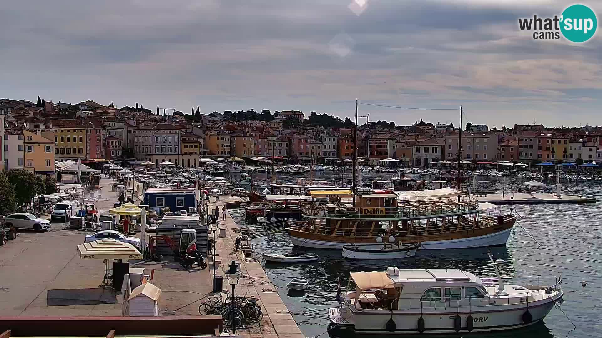 Lungomare e marina a Rovigno – Webcam motorizzata