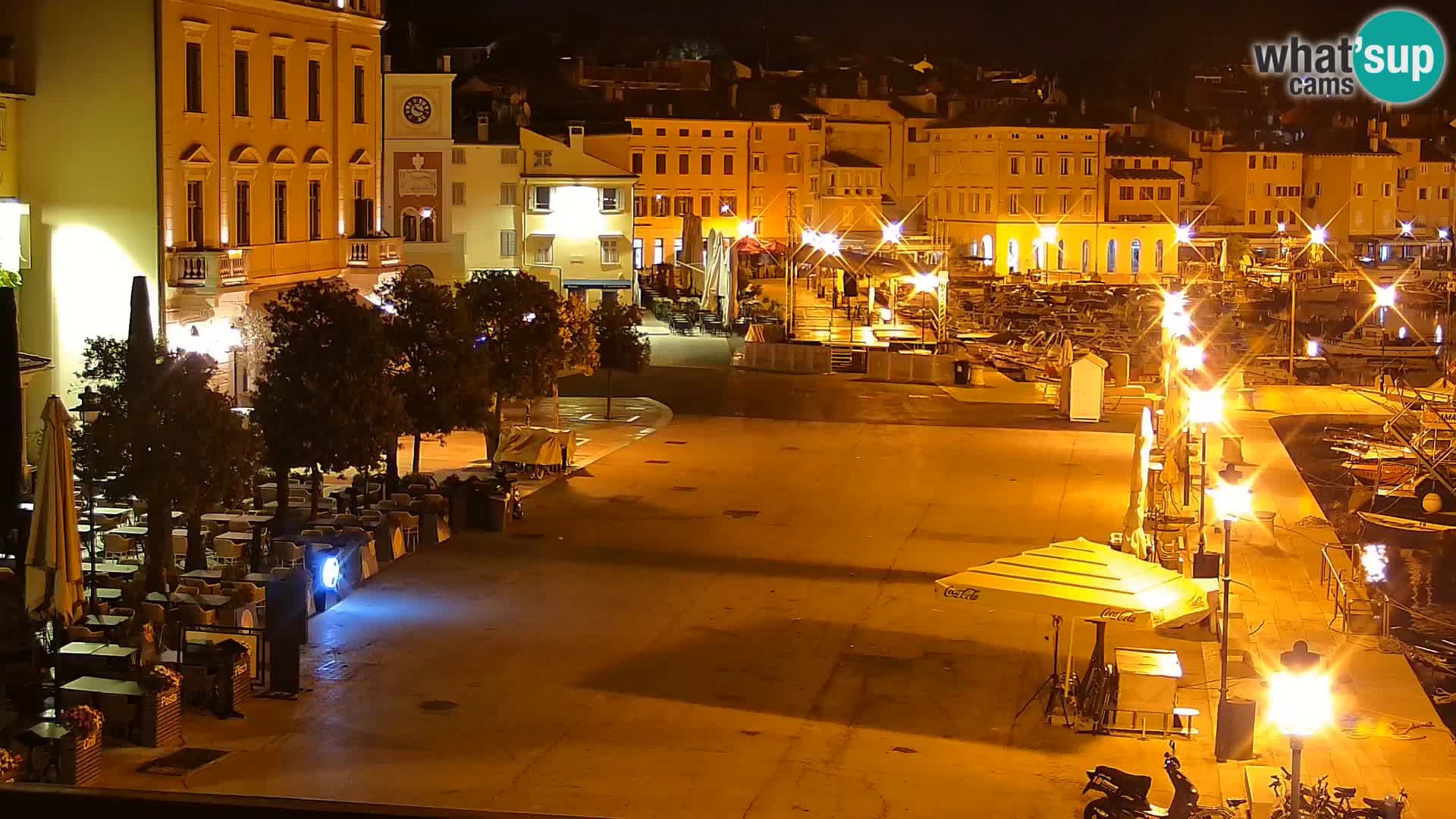 Promenade e marina en Rovinj