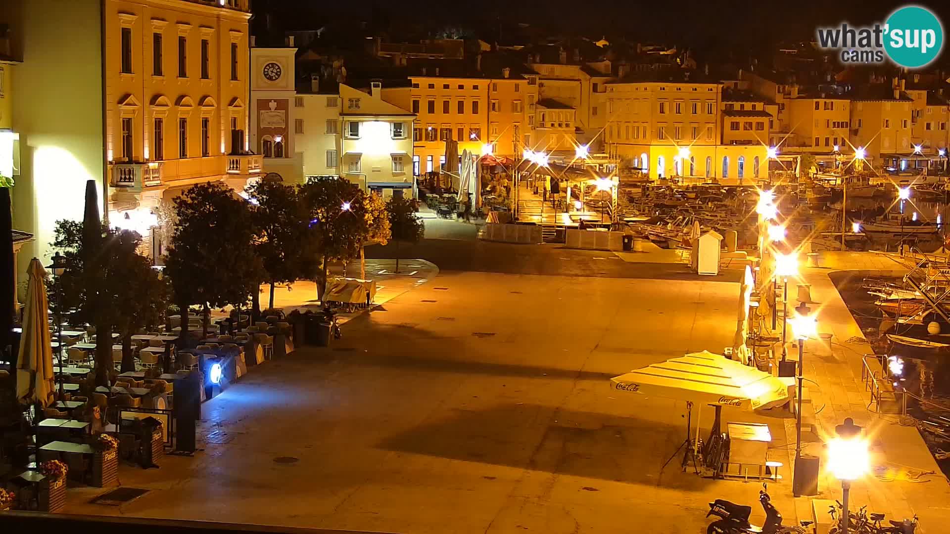 Rovinj webcam promenade and marina – Istria – Croatia