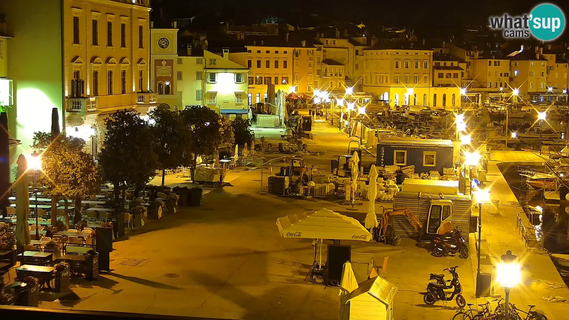 Rovinj webcam promenade and marina – Istria – Croatia