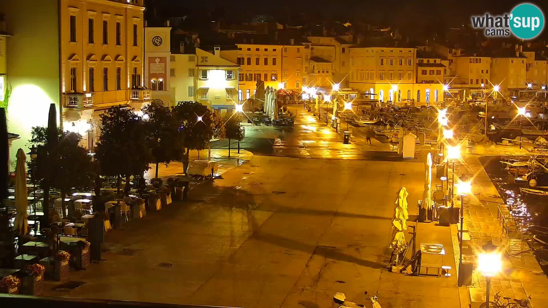 Promenade e marina a Rovinj