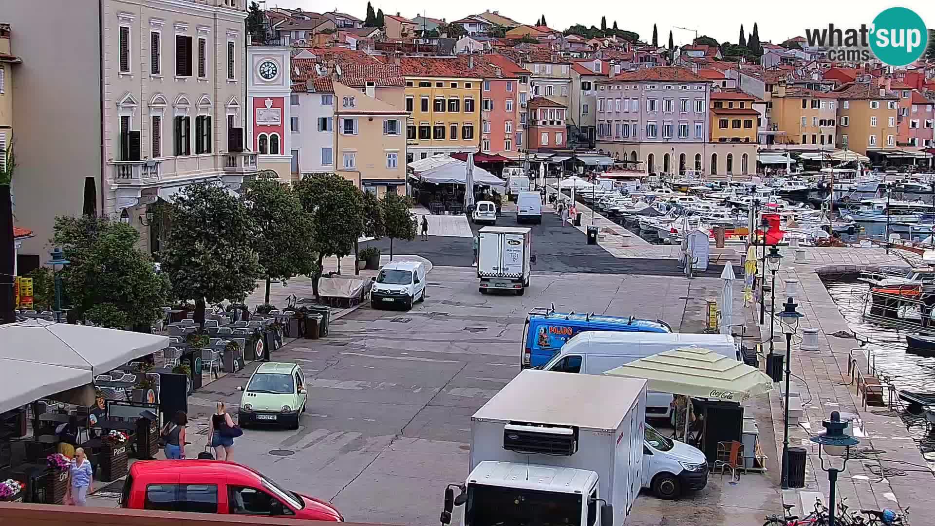 Rovinj webcam promenade and marina – Istria – Croatia