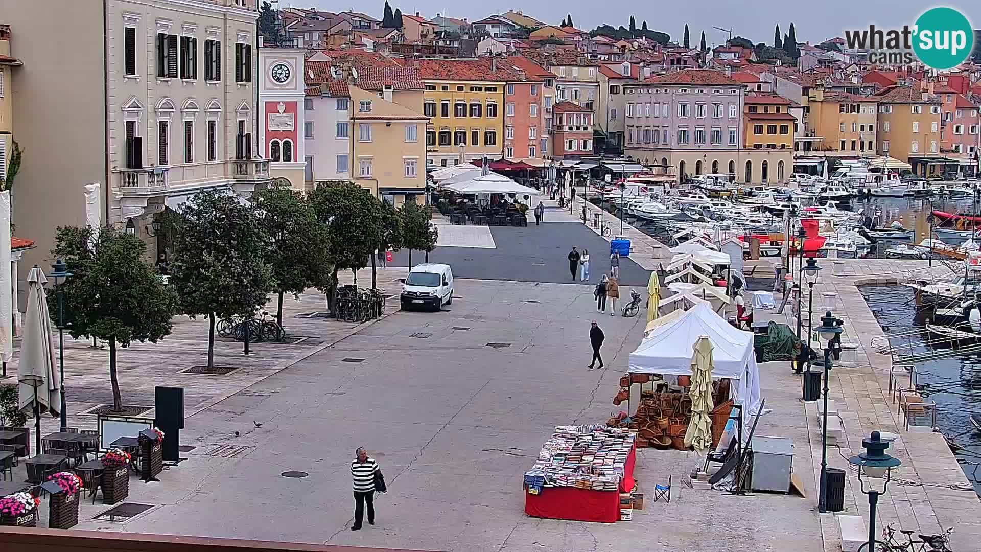 Promenade e marina a Rovinj