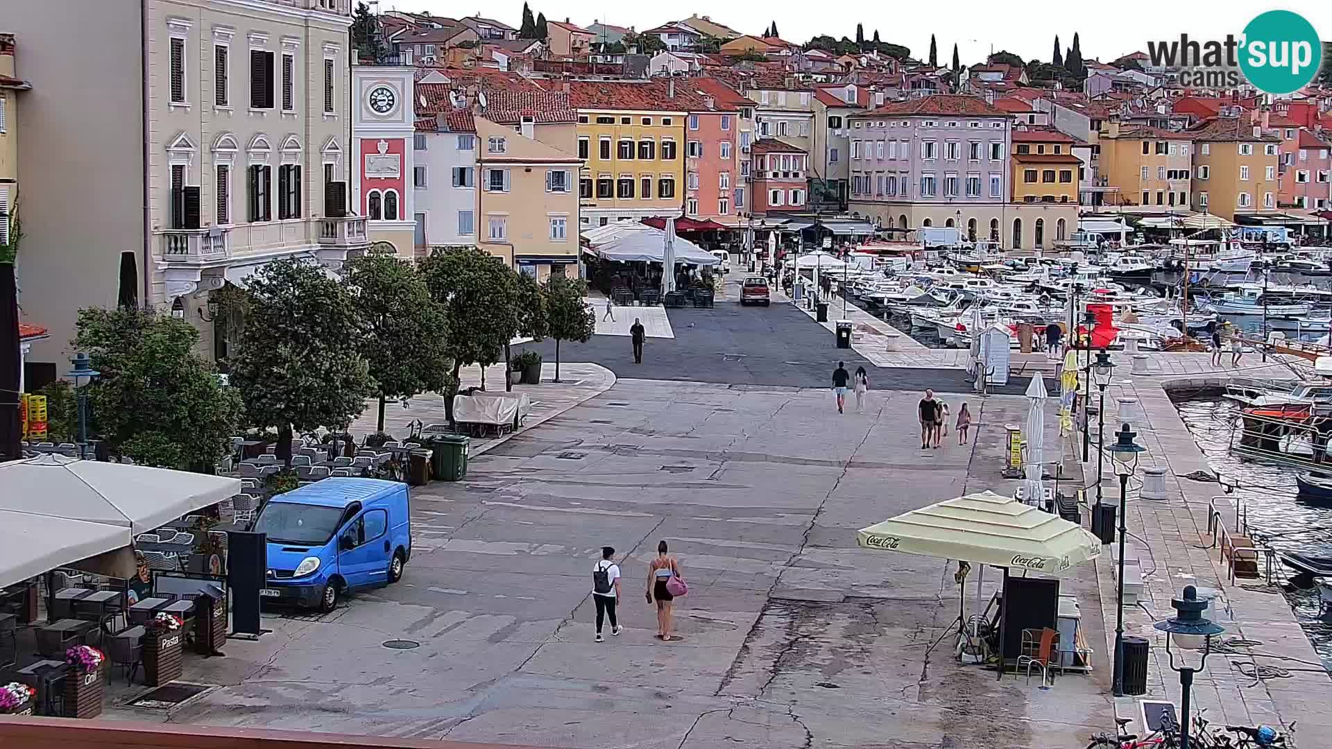 Spletna kamera Rovinj promenada in marina | Rovinj Vreme