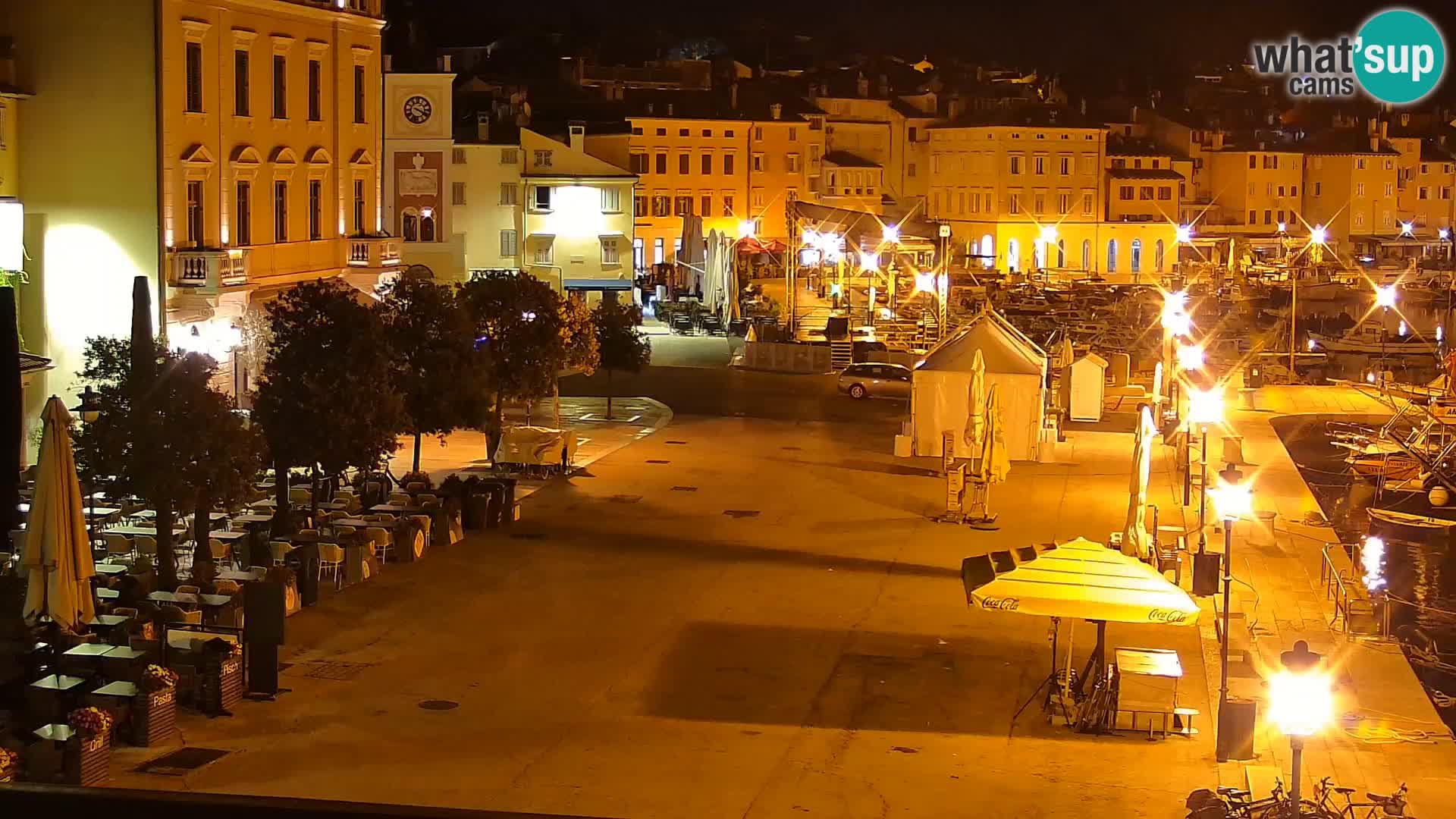 Promenade e marina a Rovinj