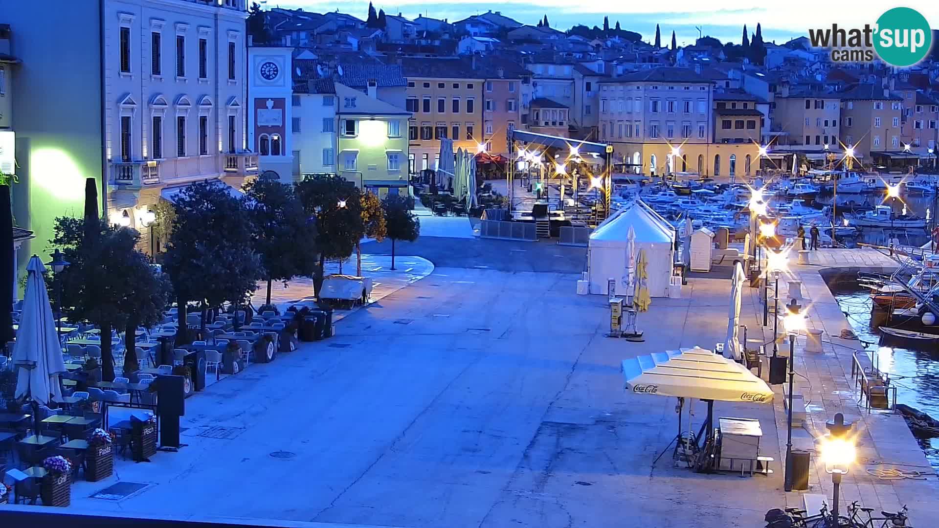 Spletna kamera Rovinj promenada in marina | Rovinj Vreme