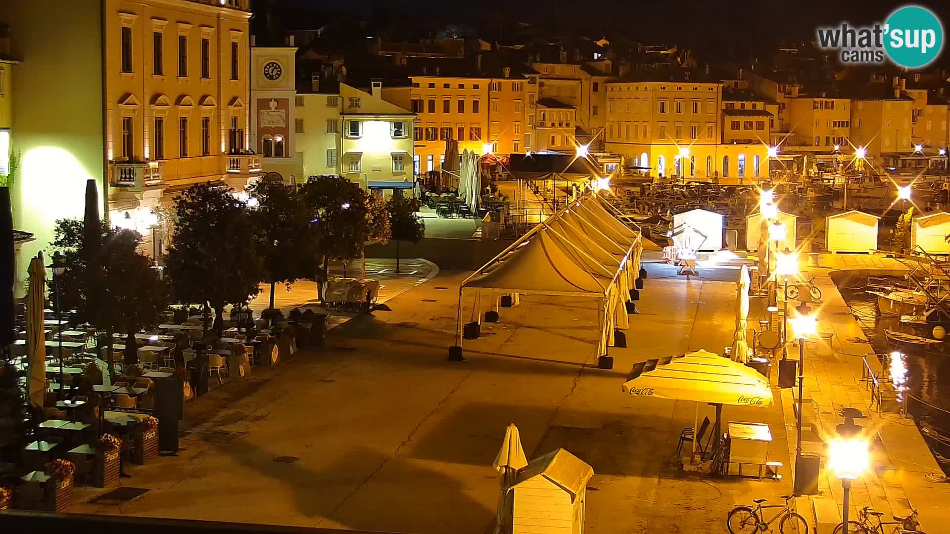 Promenade e marina a Rovinj