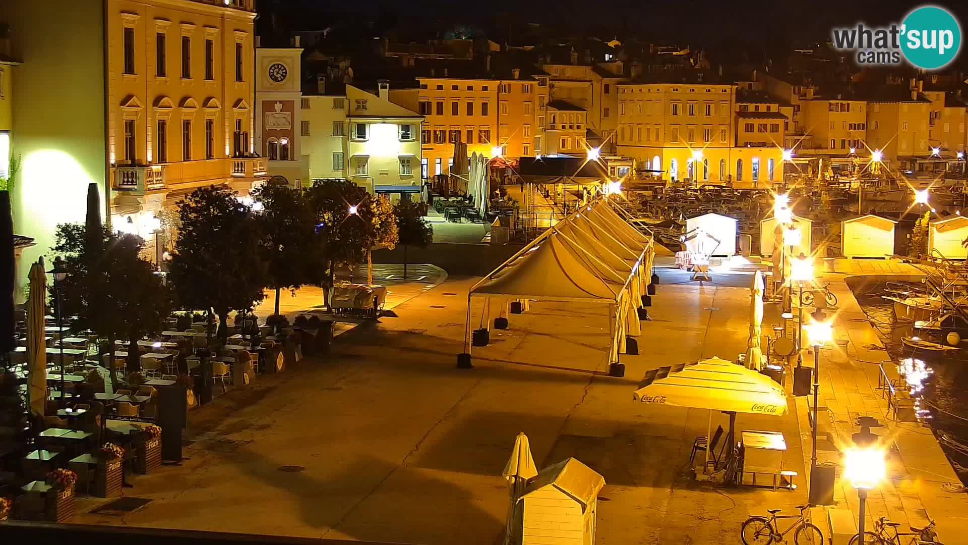 Promenade e marina a Rovinj