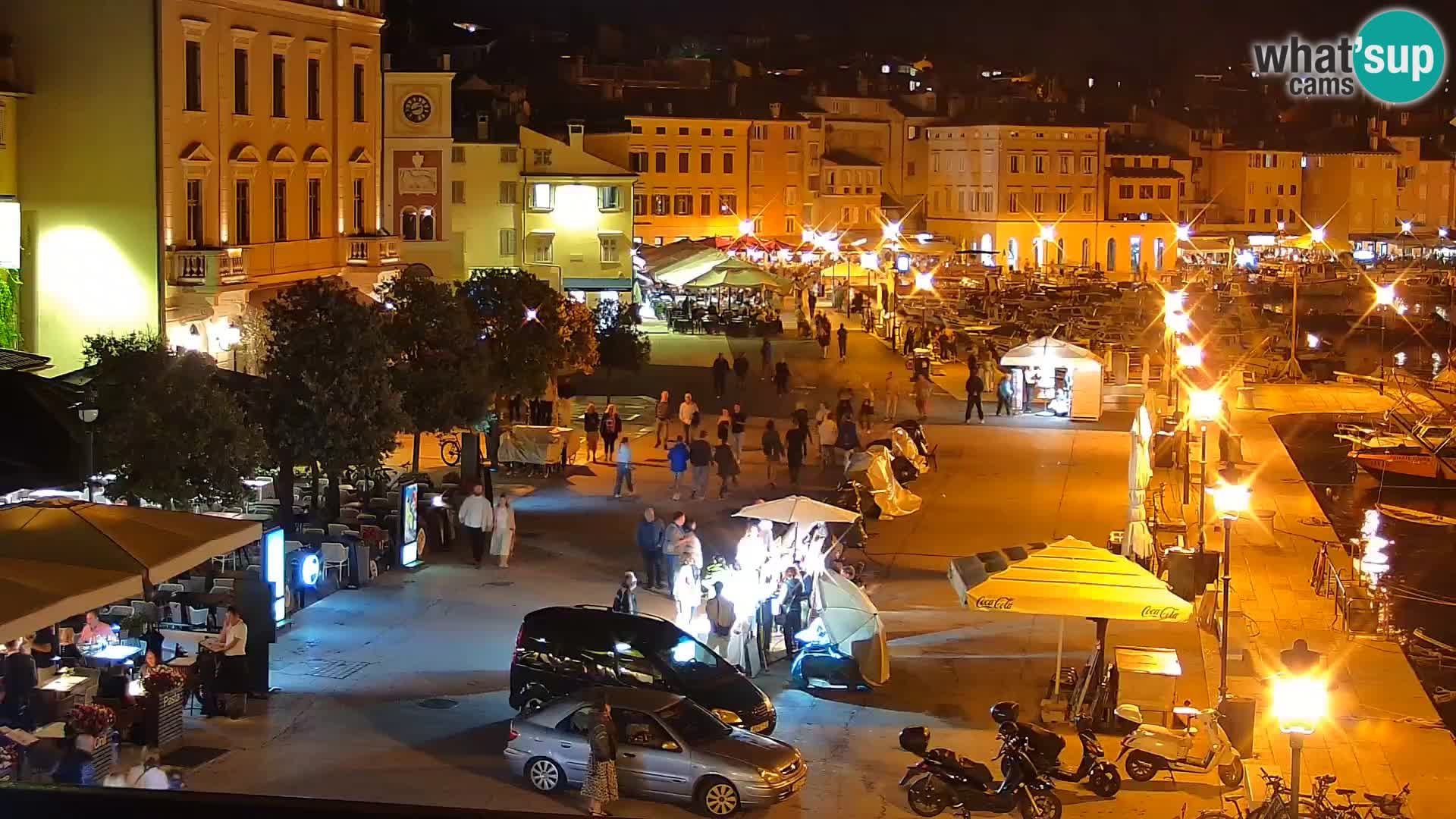 Promenade e marina en Rovinj