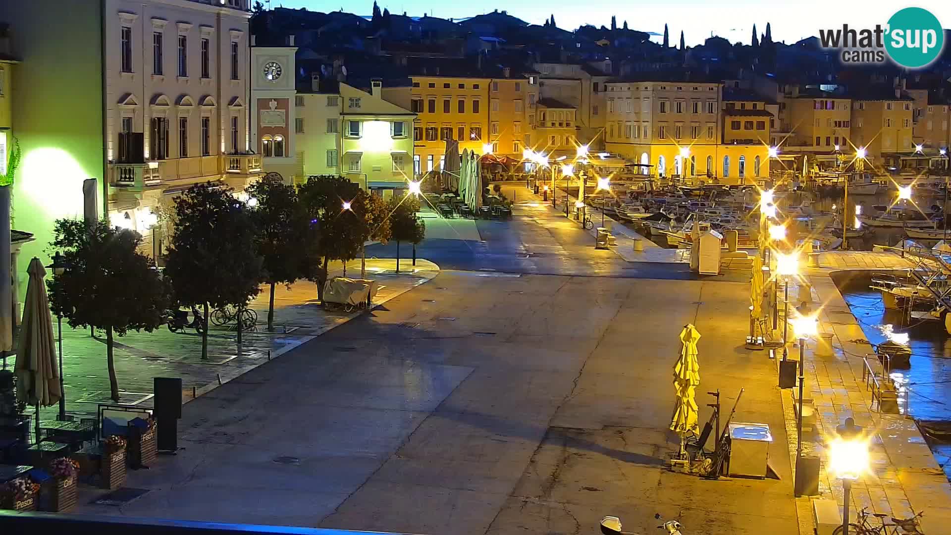 Promenada in marina v Rovinju