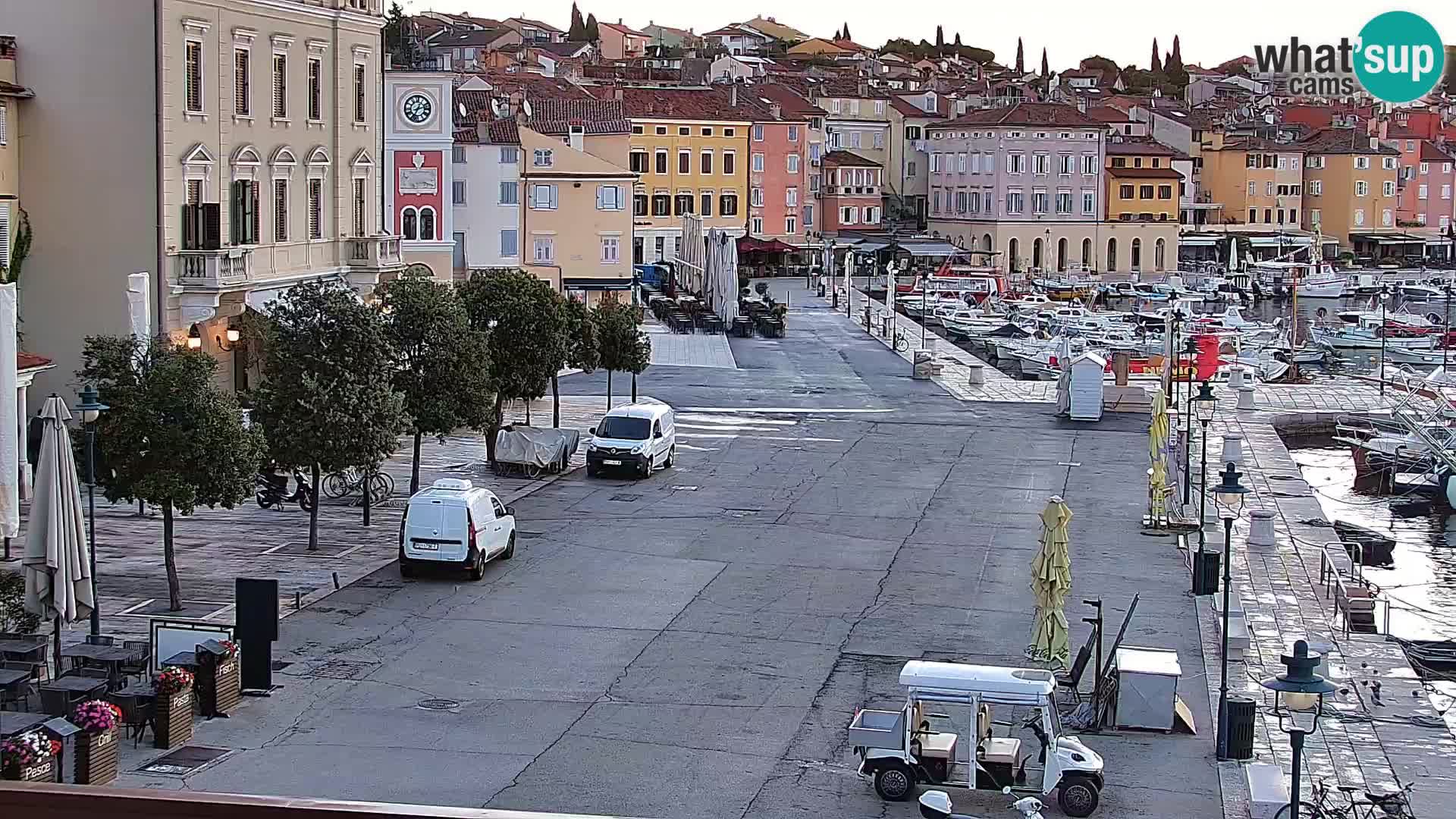 Promenade e marina a Rovinj