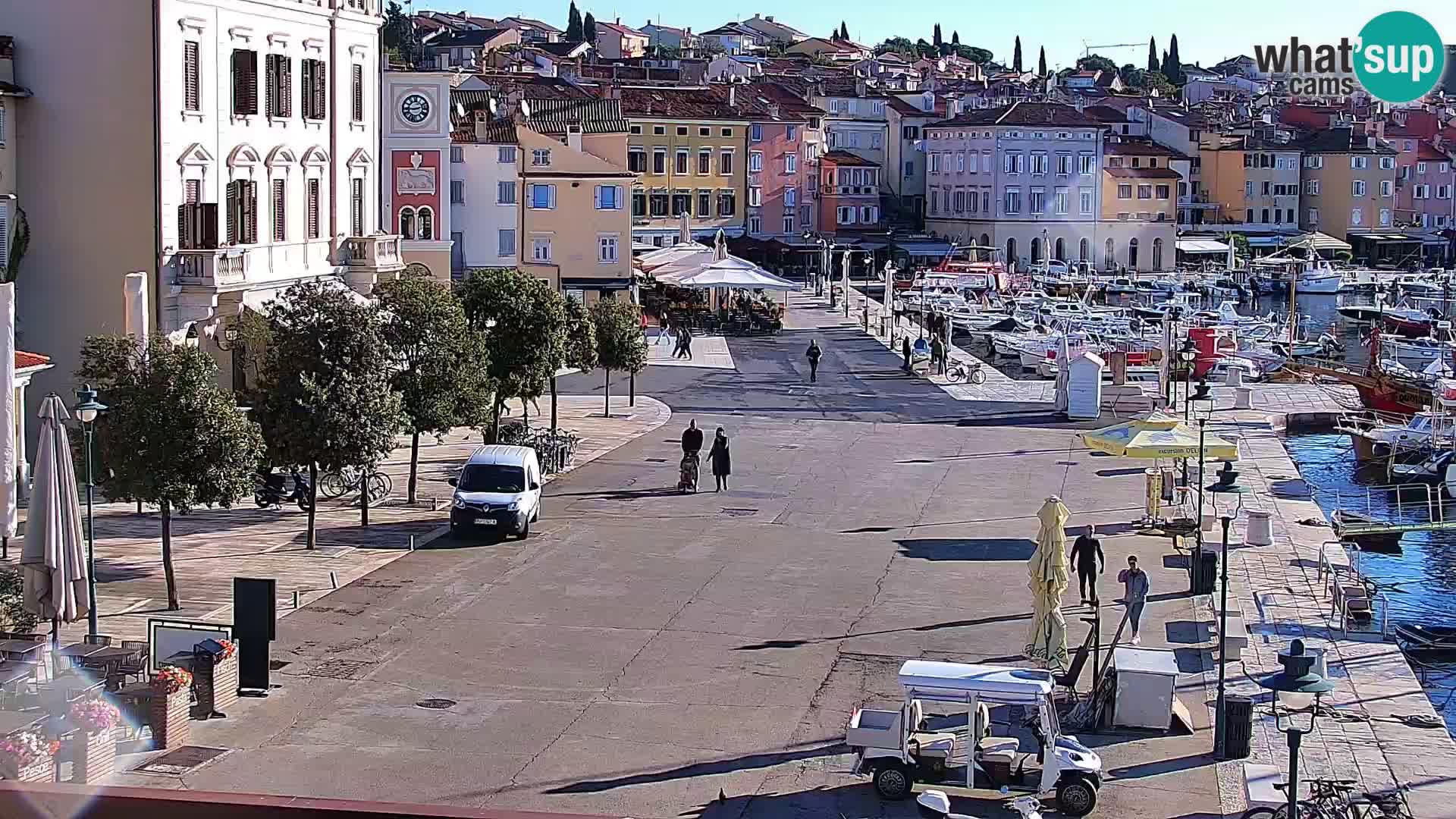 Promenada in marina v Rovinju