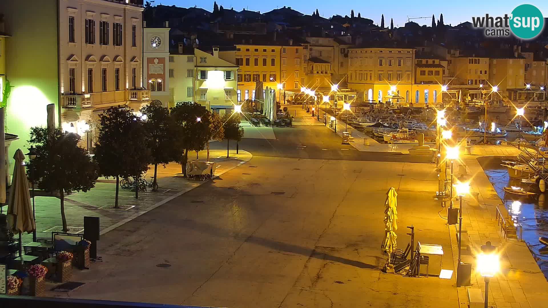 Spletna kamera Rovinj promenada in marina | Rovinj Vreme