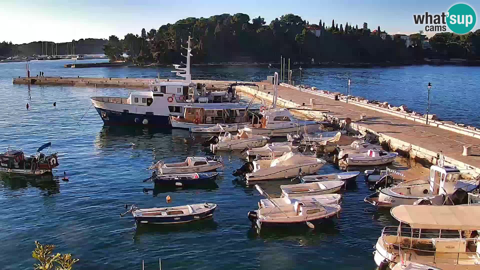 Promenade e marina a Rovinj