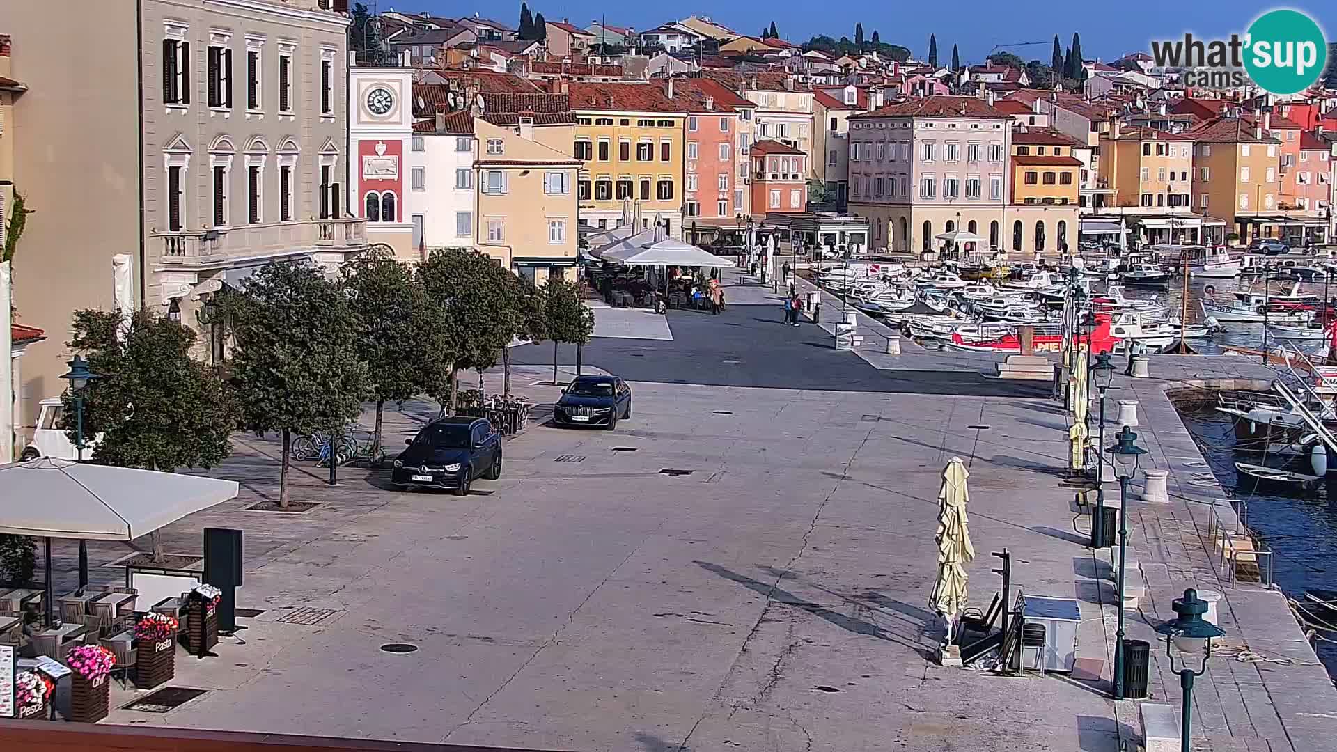 Rovinj webcam promenade and marina – Istria – Croatia