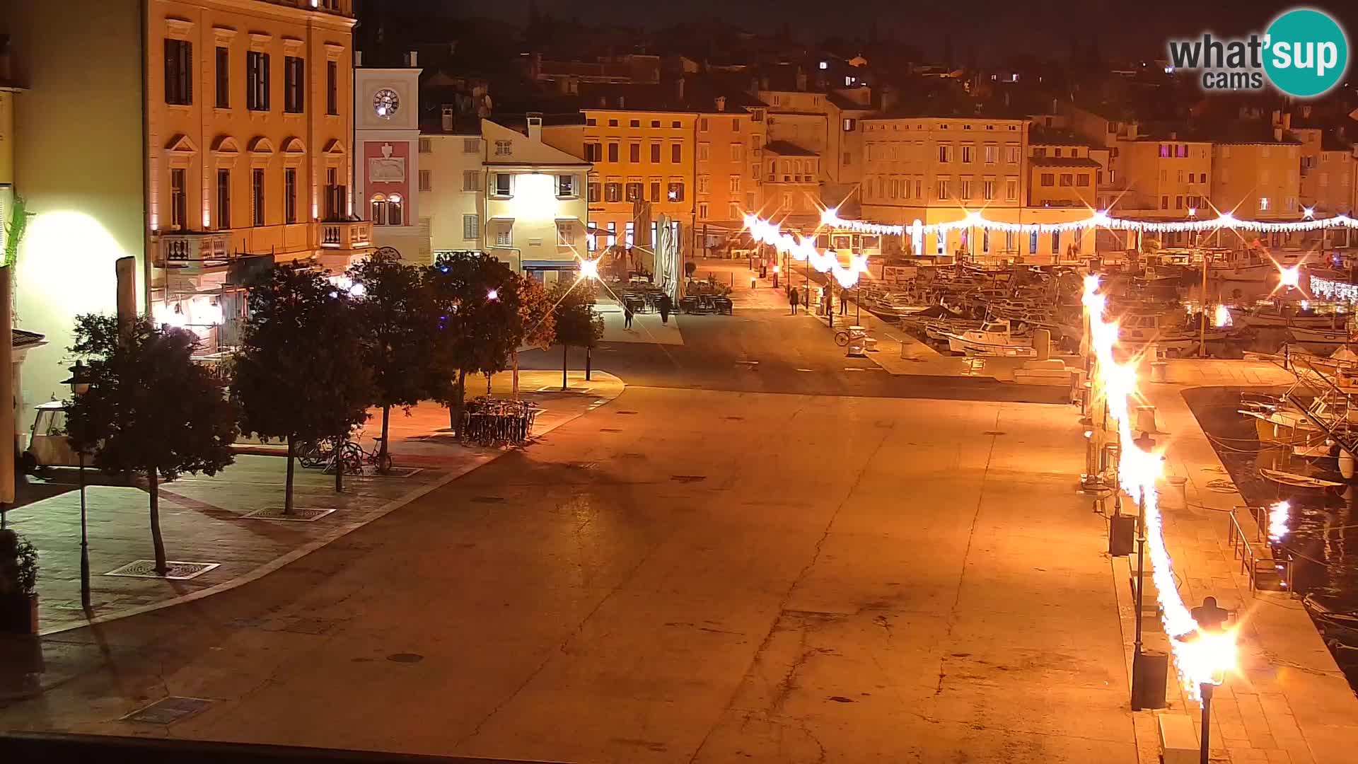 Promenade e marina a Rovinj