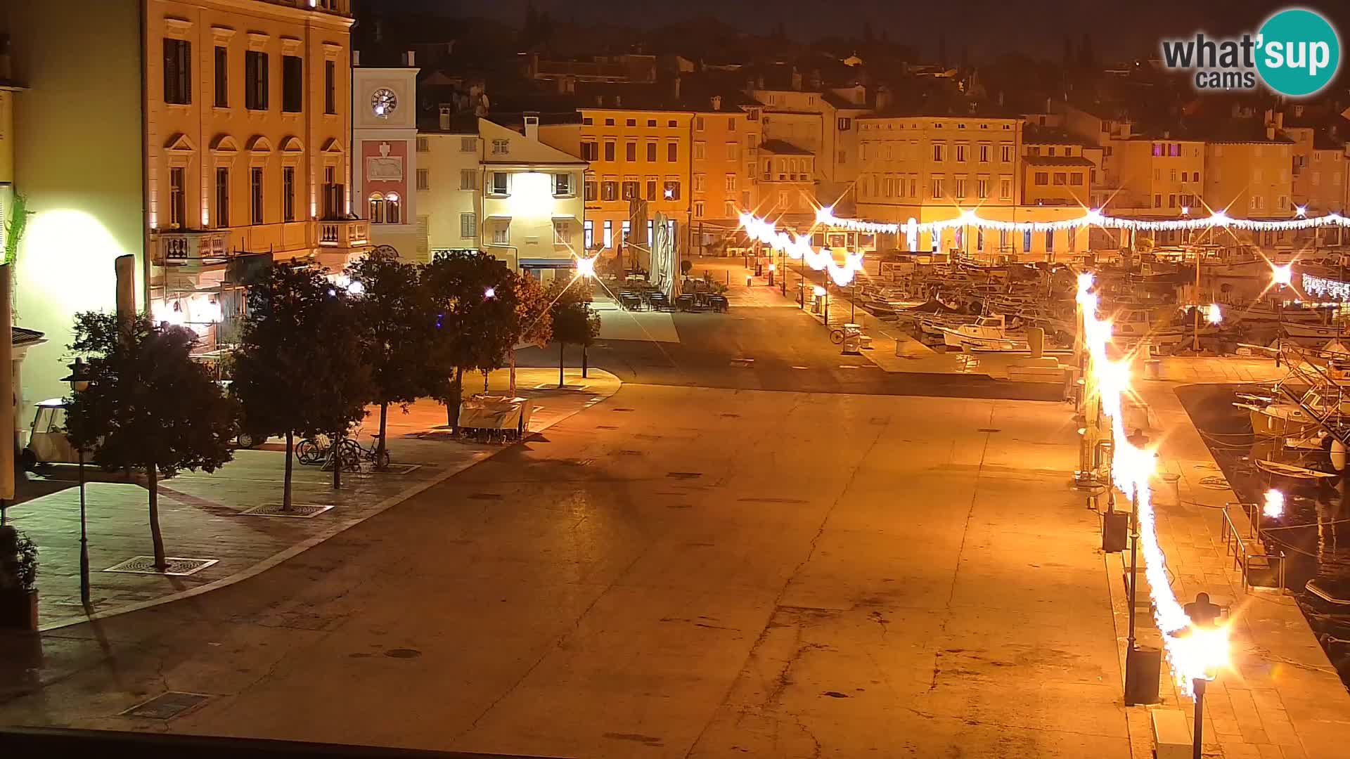 Rovinj webcam promenade and marina – Istria – Croatia