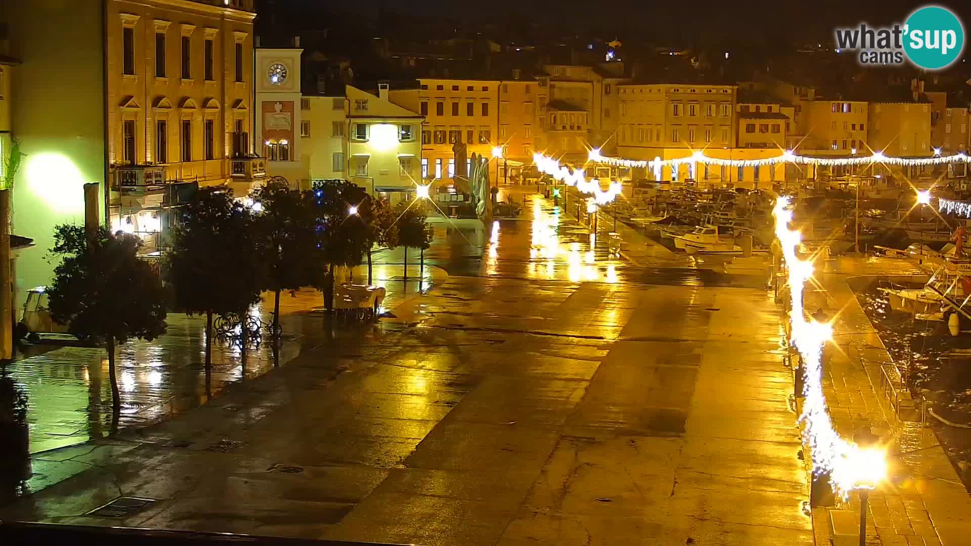 Promenade e marina en Rovinj