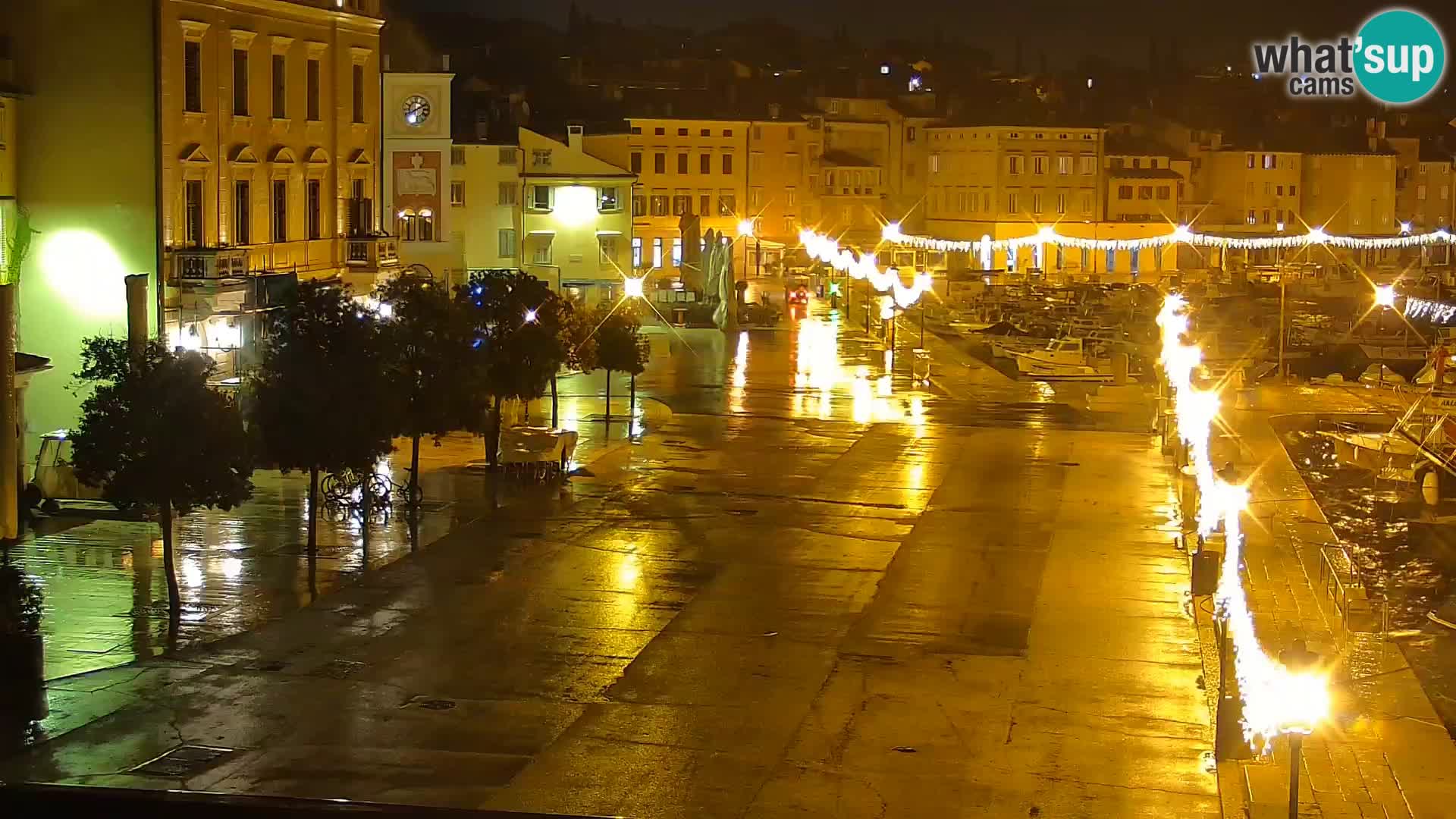 Promenade e marina en Rovinj