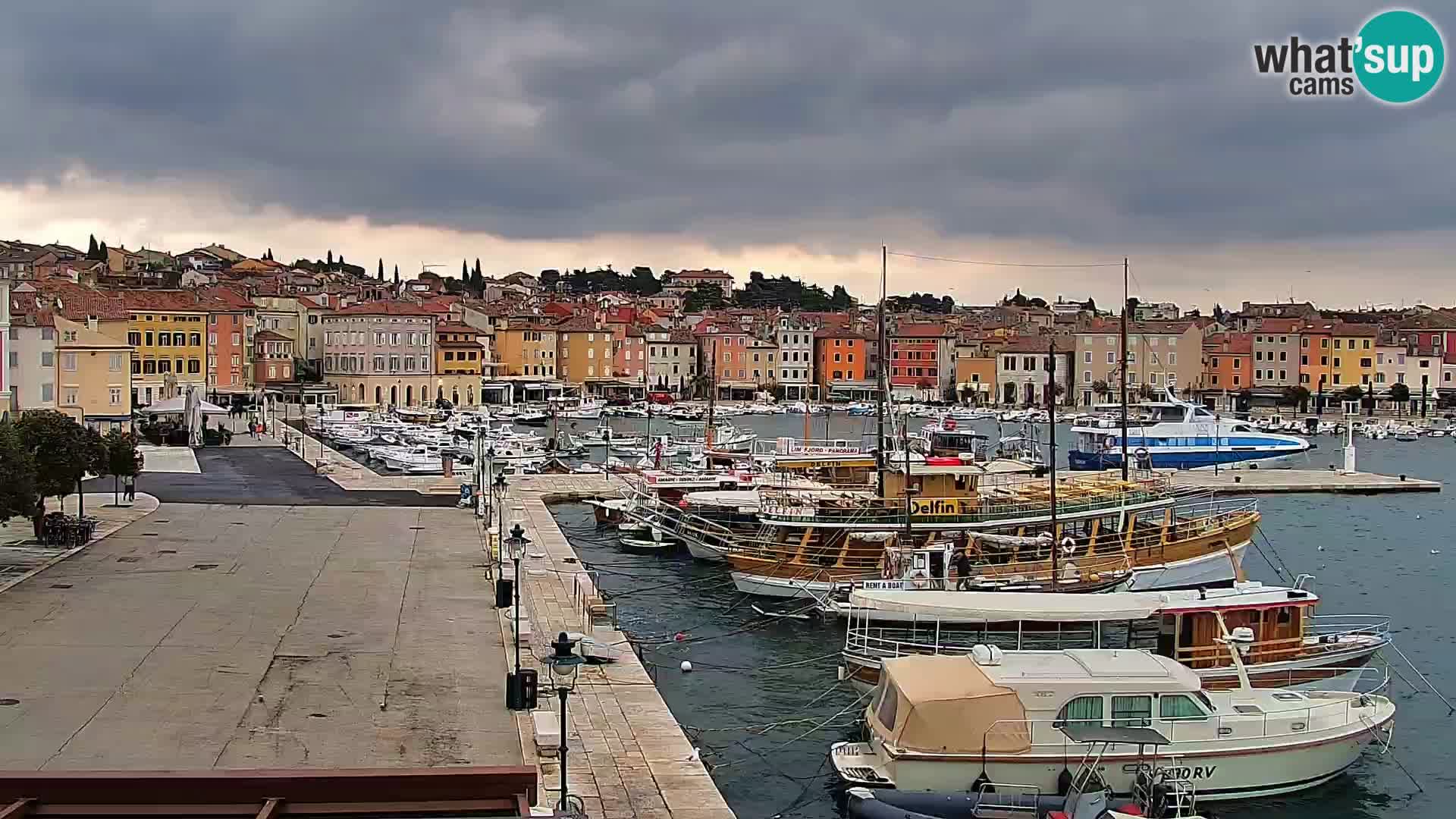 Spletna kamera Rovinj promenada in marina | Rovinj Vreme