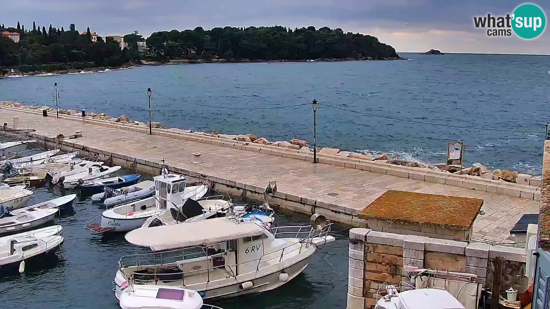 Spletna kamera Rovinj promenada in marina | Rovinj Vreme