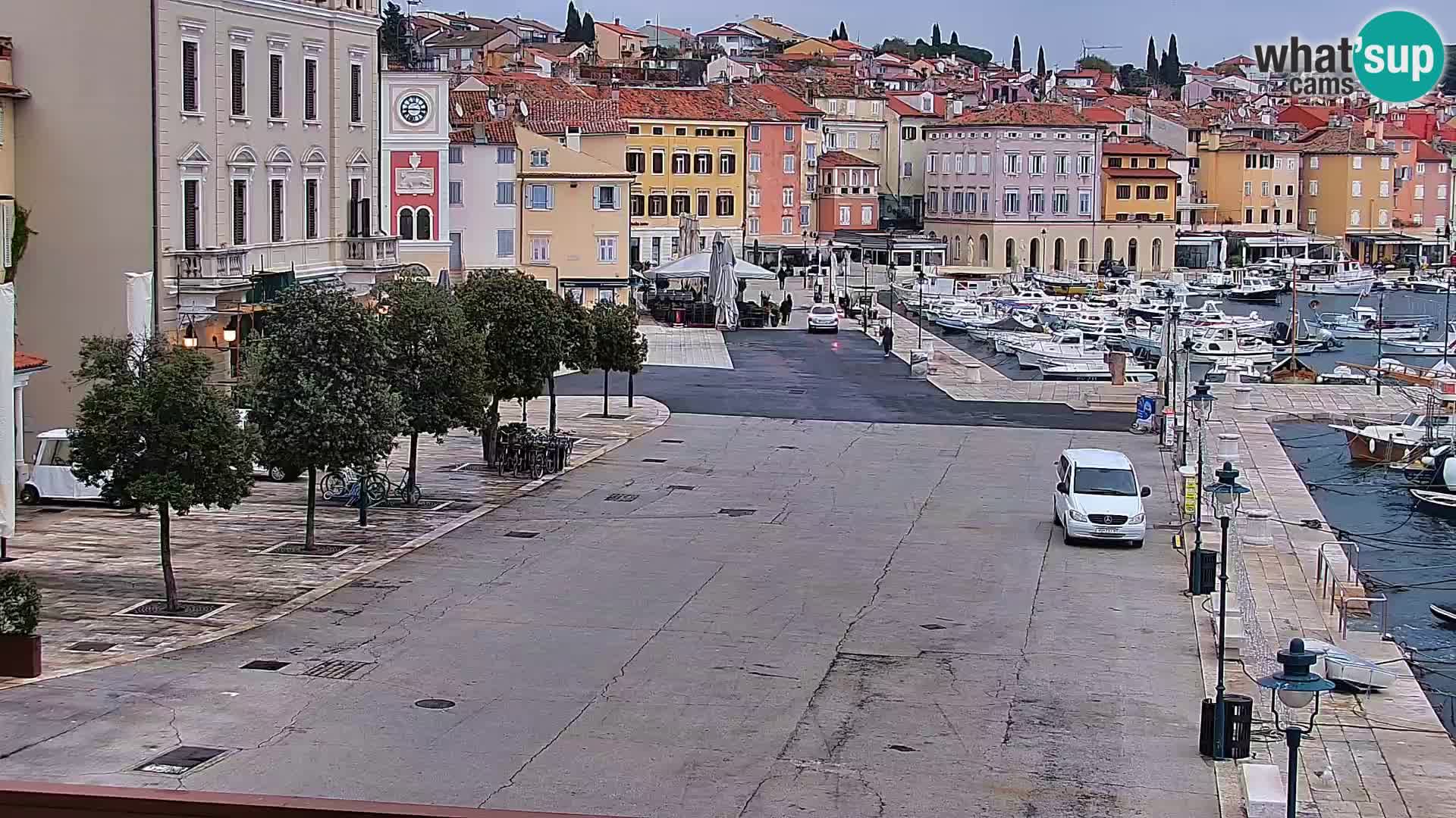 Spletna kamera Rovinj promenada in marina | Rovinj Vreme