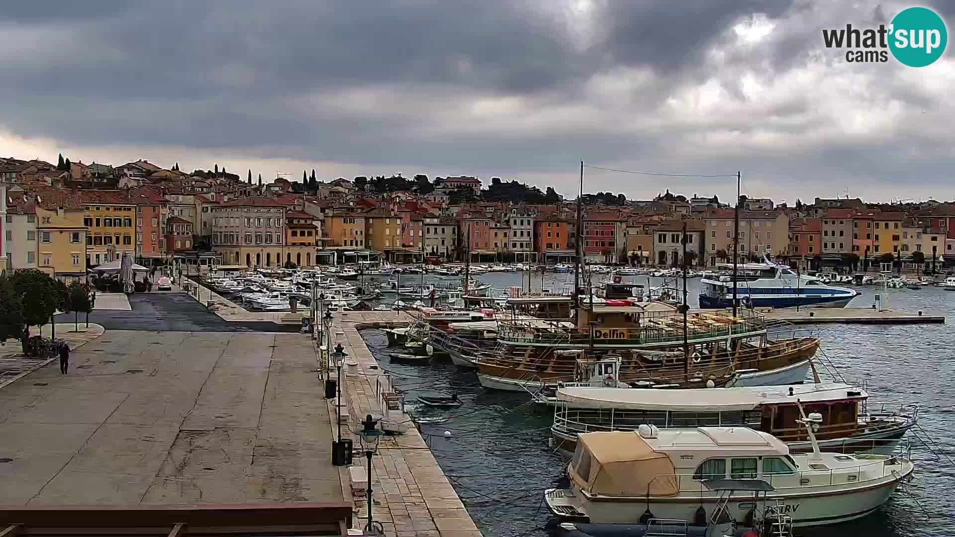 Spletna kamera Rovinj promenada in marina | Rovinj Vreme