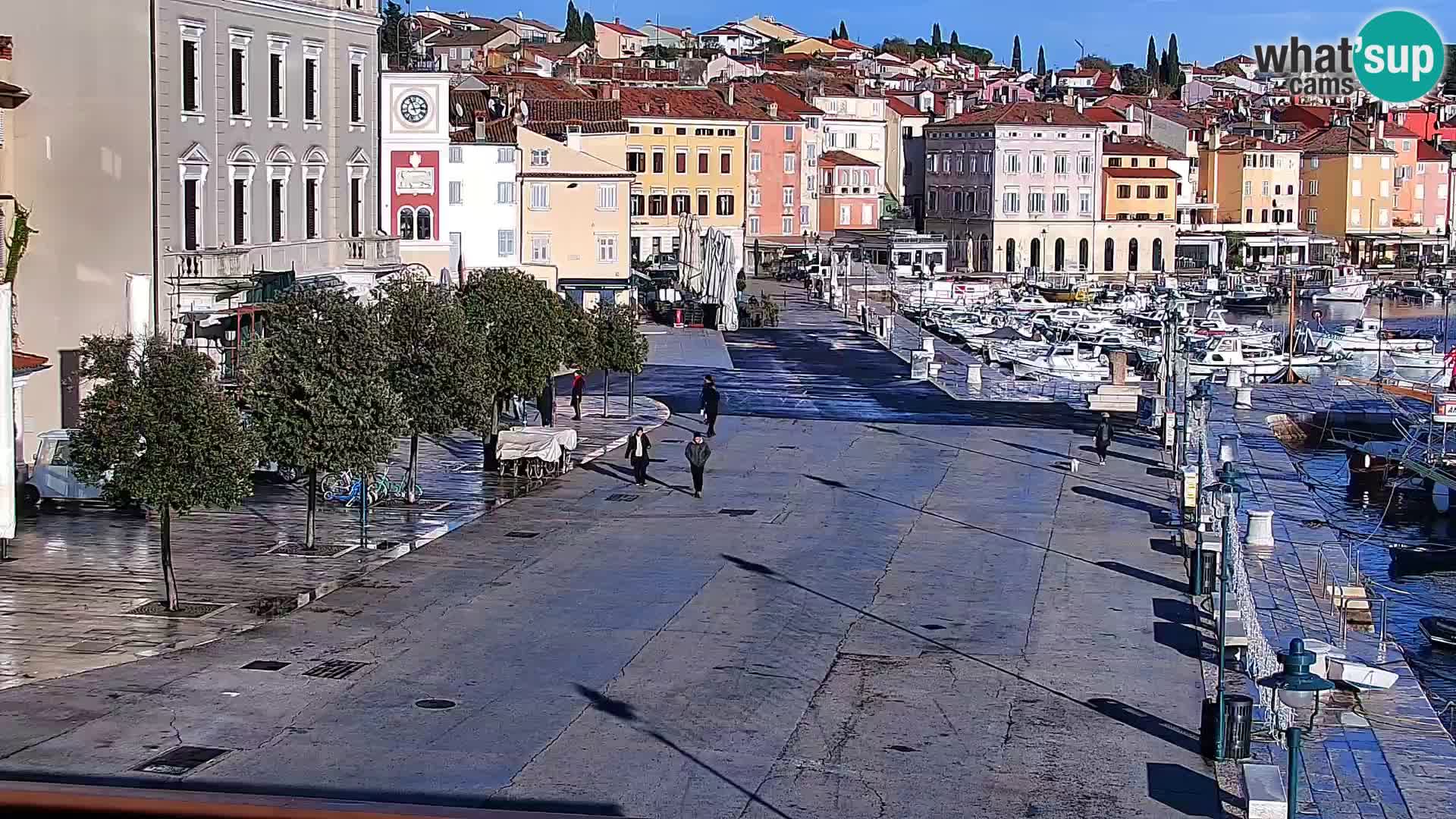 Spletna kamera Rovinj promenada in marina | Rovinj Vreme