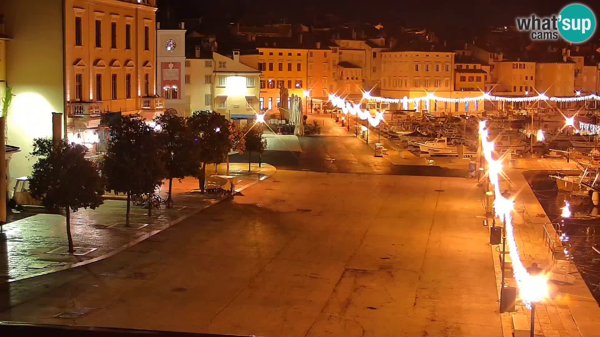 Promenade e marina en Rovinj