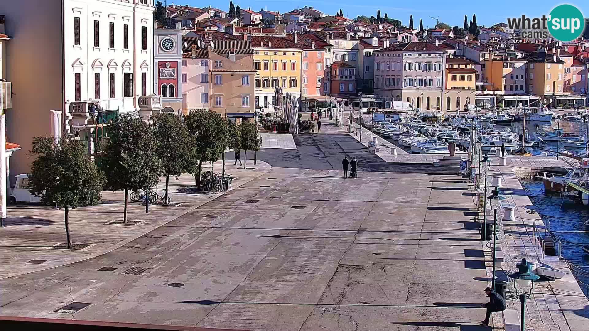 Spletna kamera Rovinj promenada in marina | Rovinj Vreme