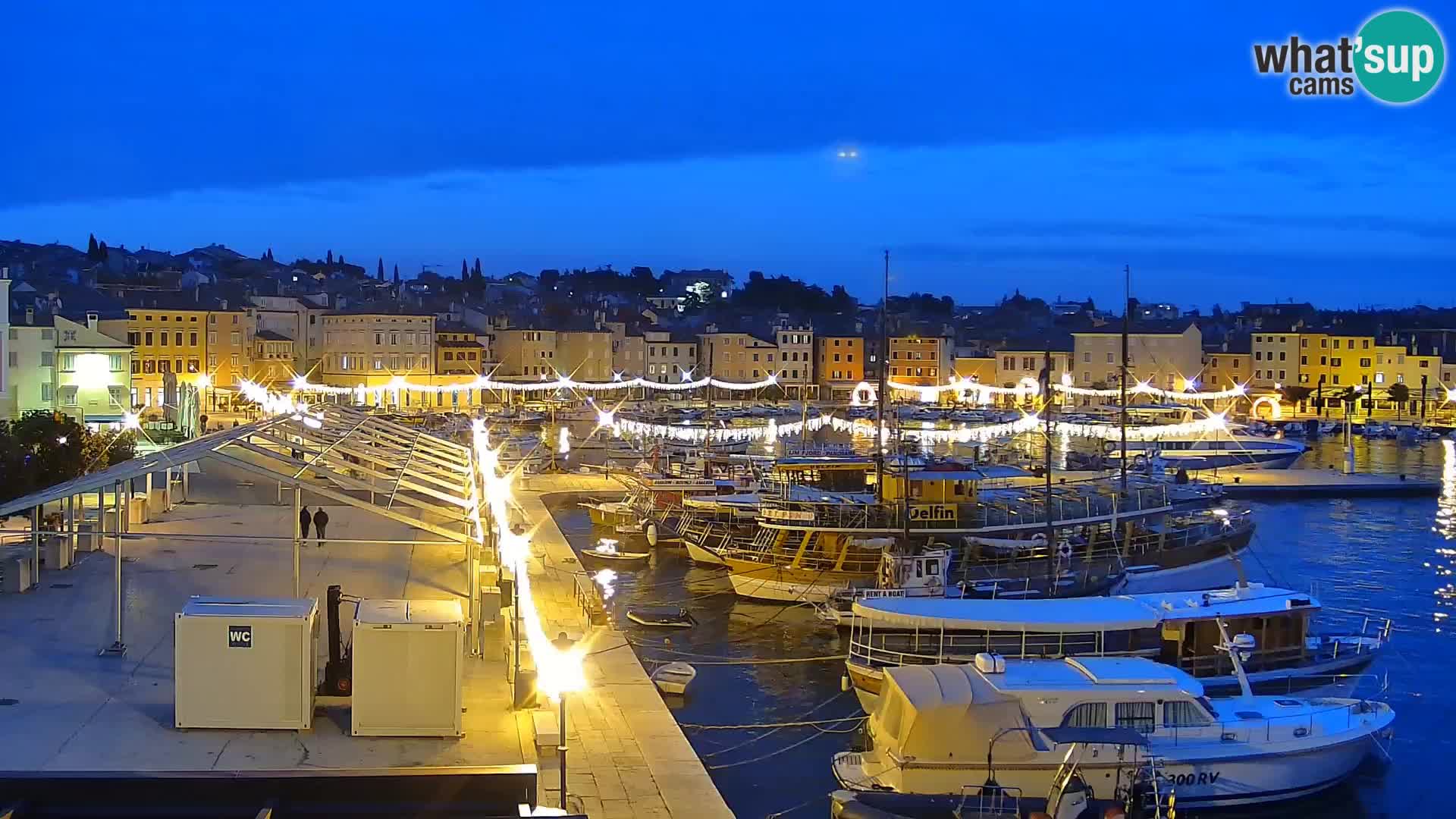 Webcam Rovigno marina | Lungomare | Rovinj Croazia