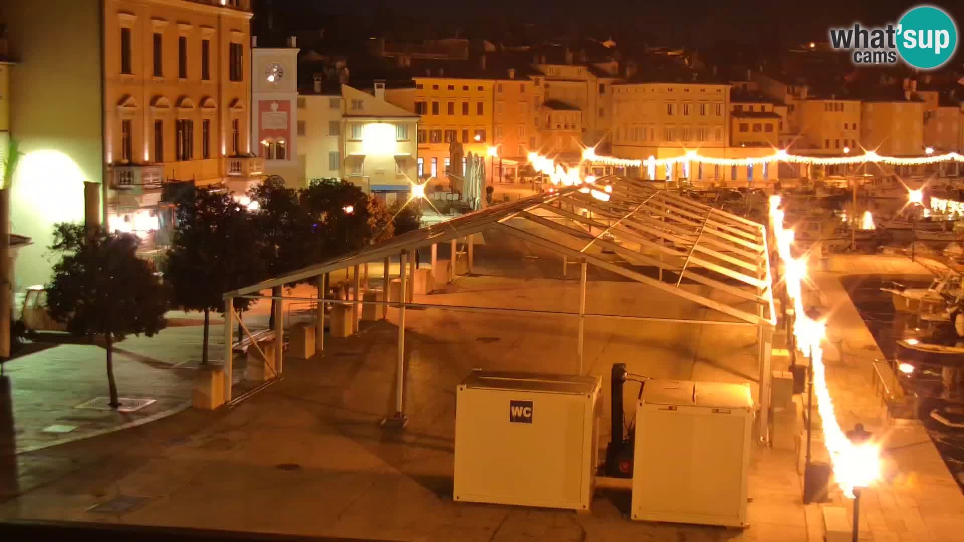 Promenade e marina en Rovinj