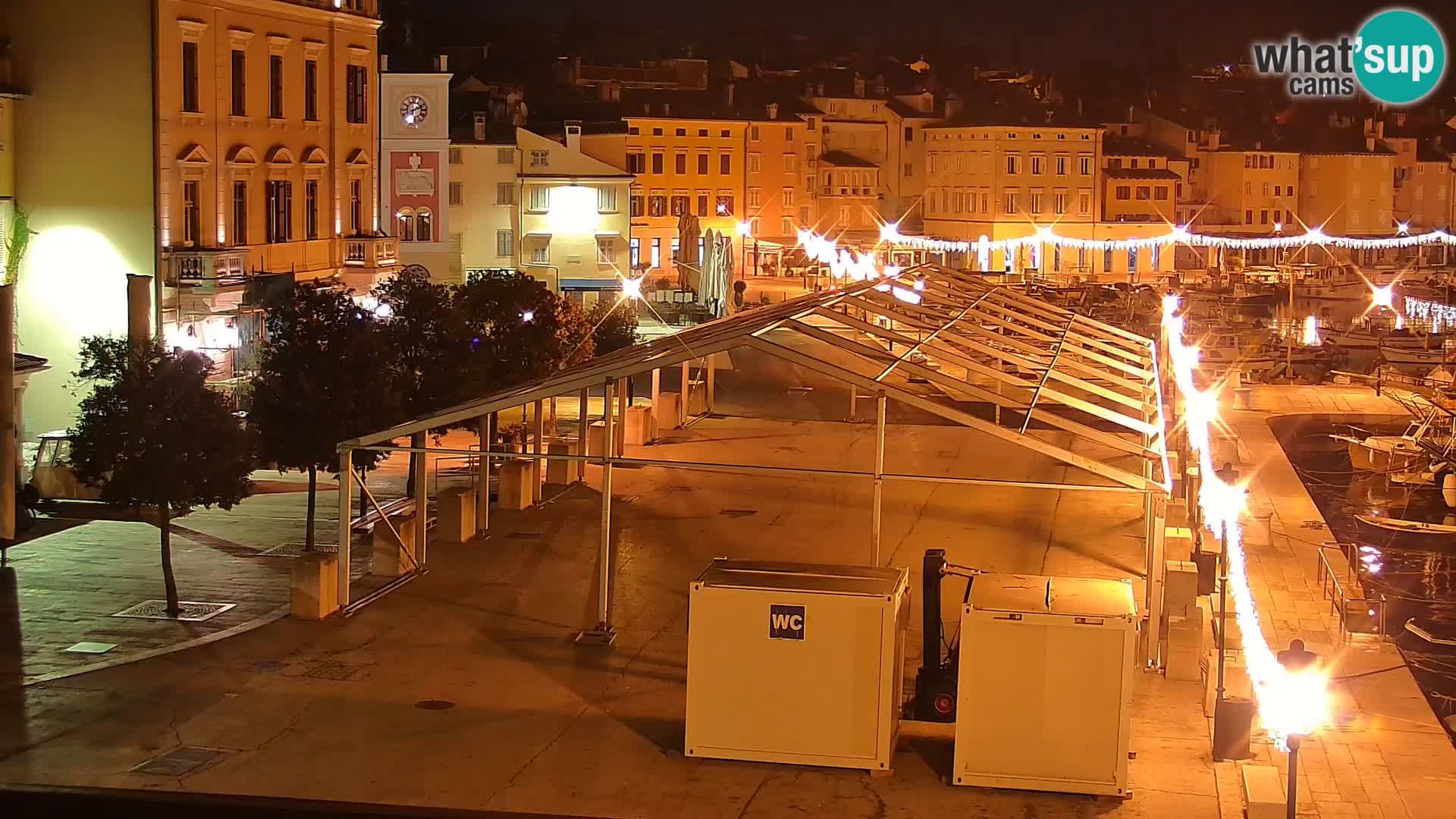 Promenade e marina en Rovinj