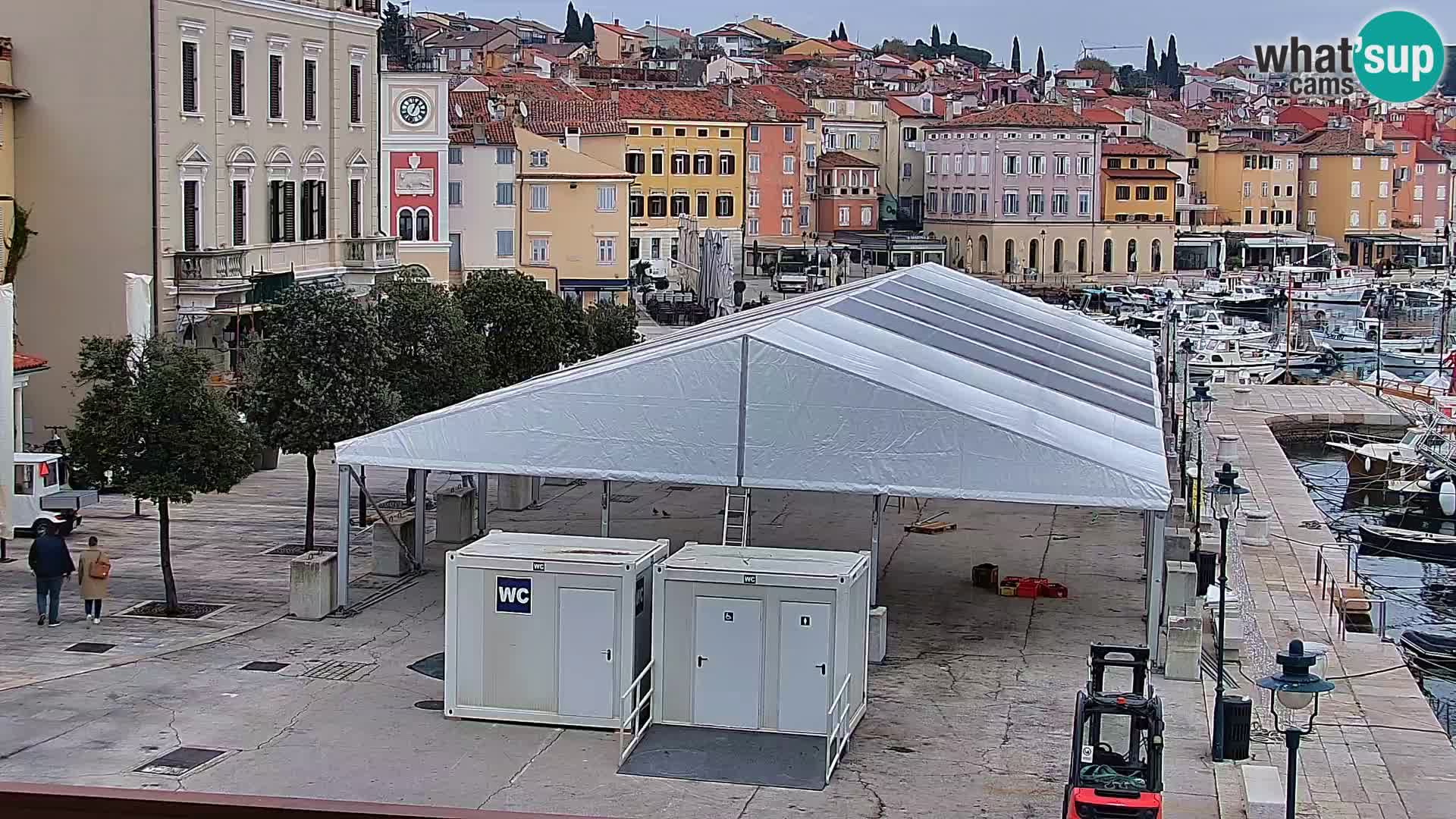 Spletna kamera Rovinj promenada in marina | Rovinj Vreme