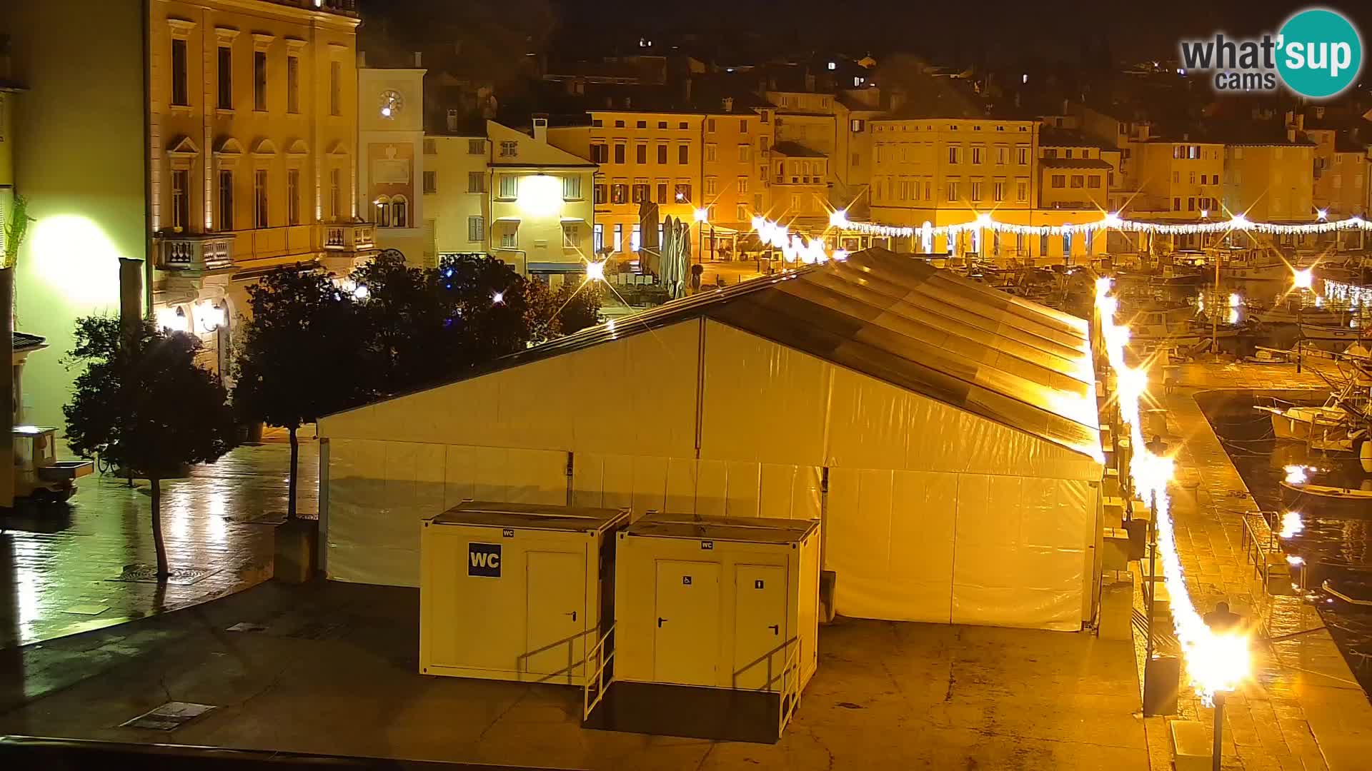 Spletna kamera Rovinj promenada in marina | Rovinj Vreme